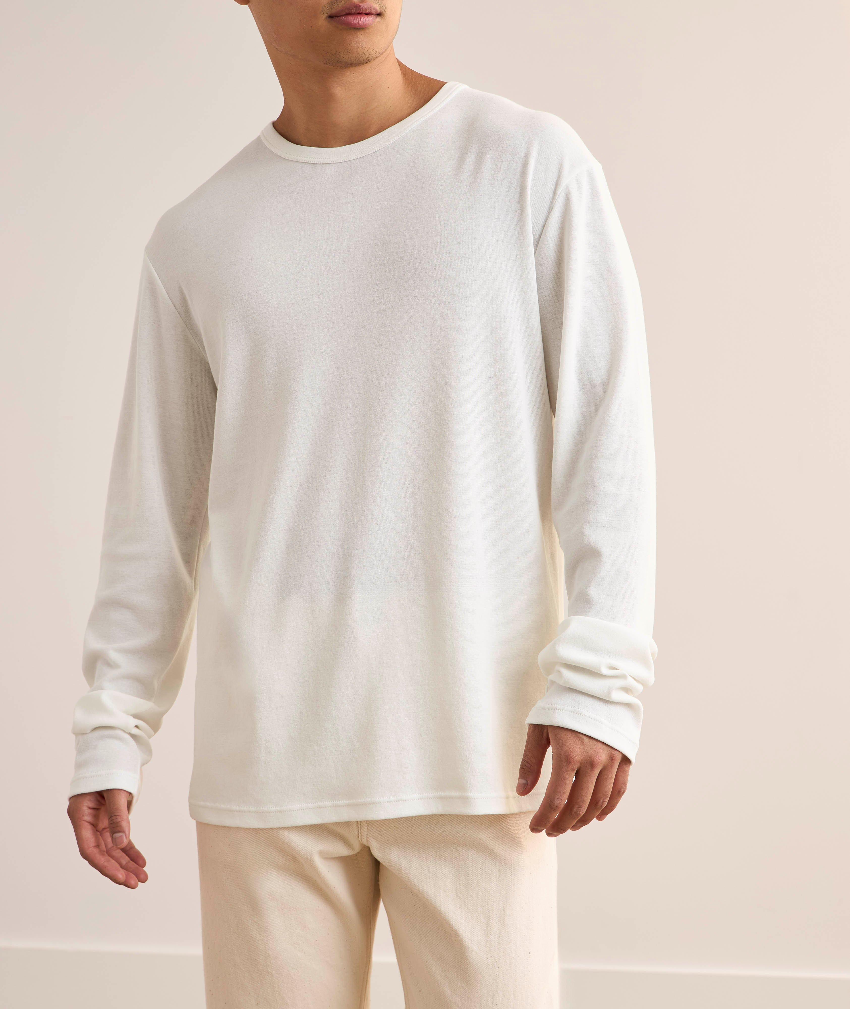 Double-Layer See-Through Logo Sweater image 5