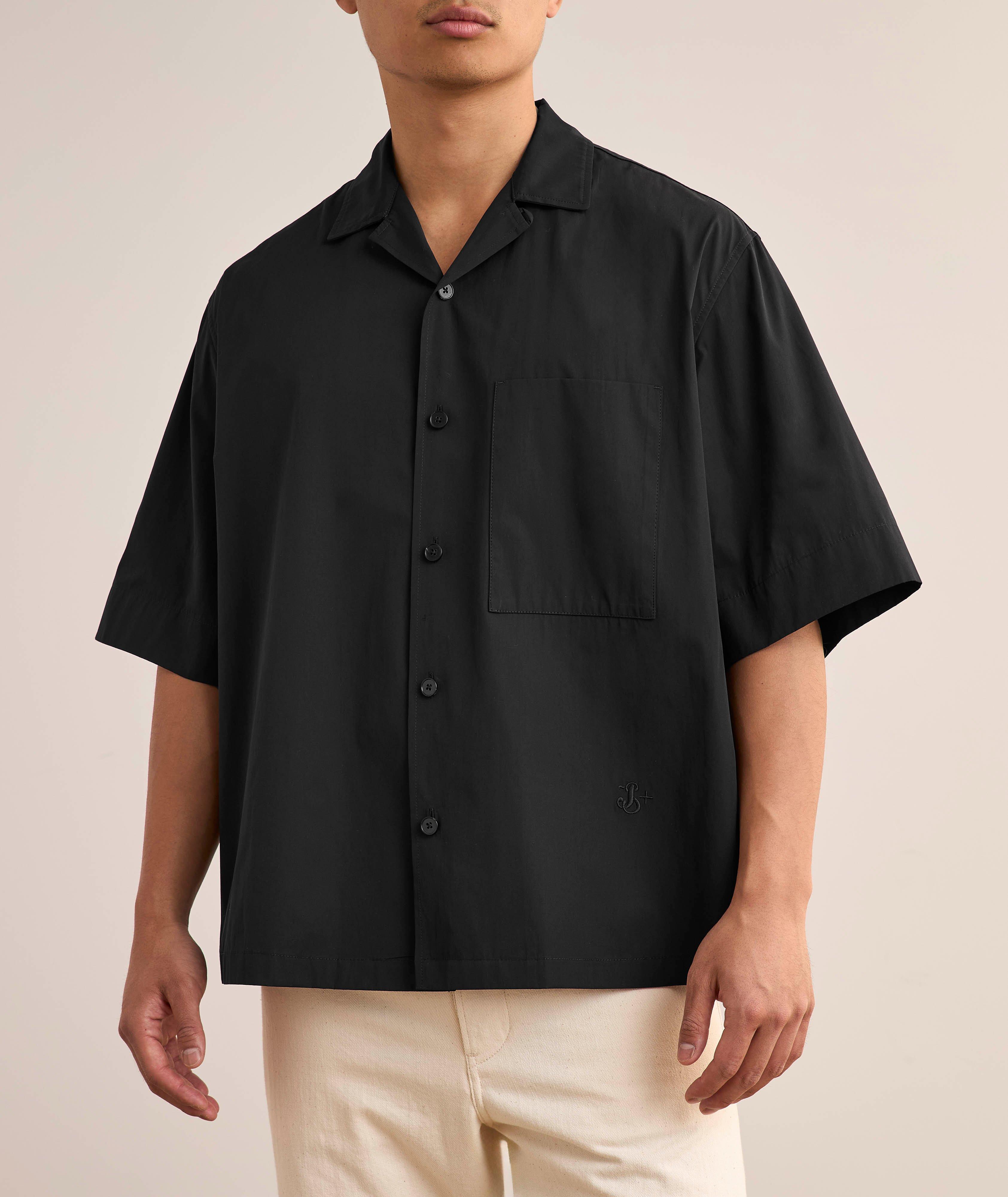 Chemise en coton à col cubain image 1
