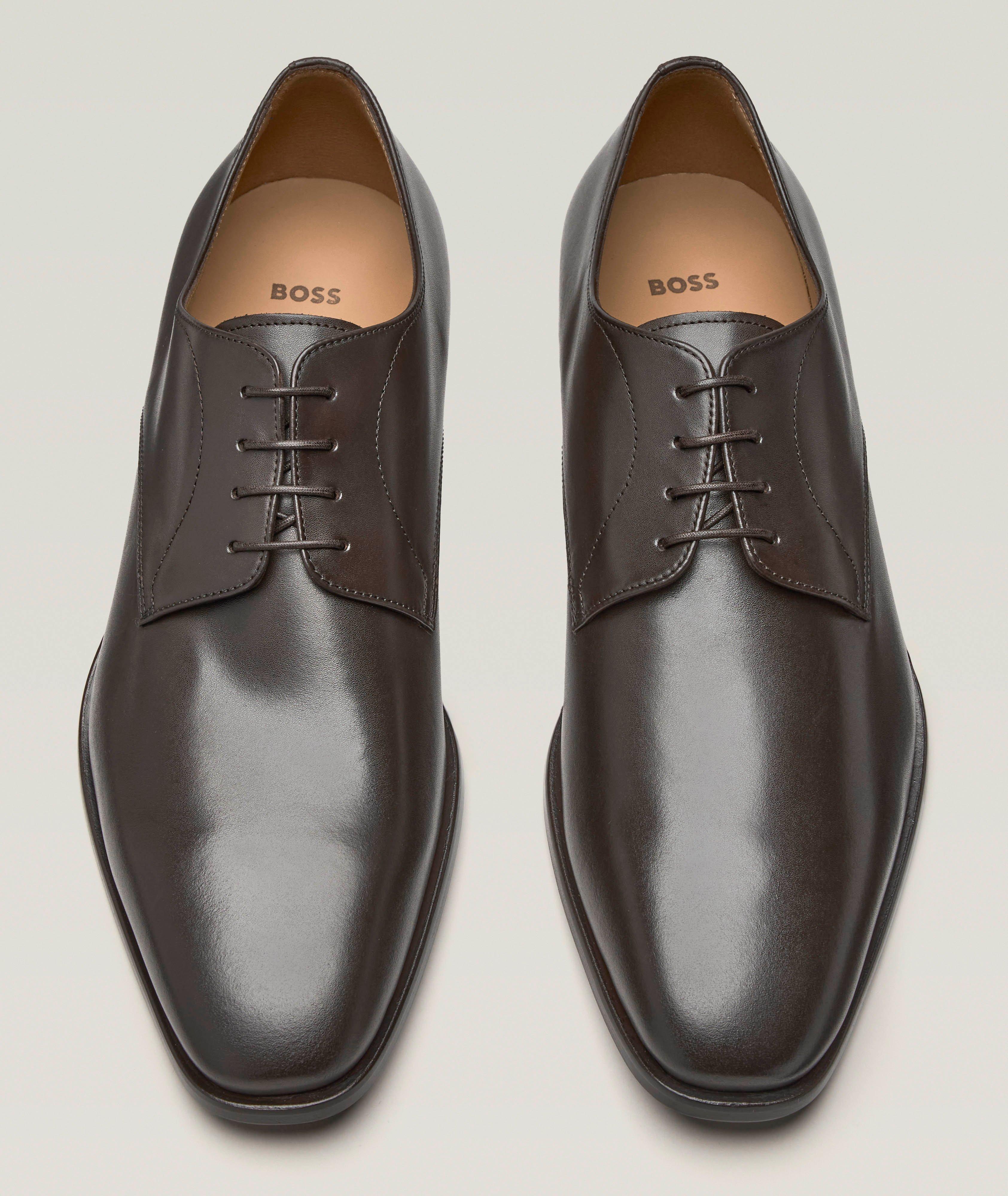 Lisbon Burnished Leather Derbies  image 1