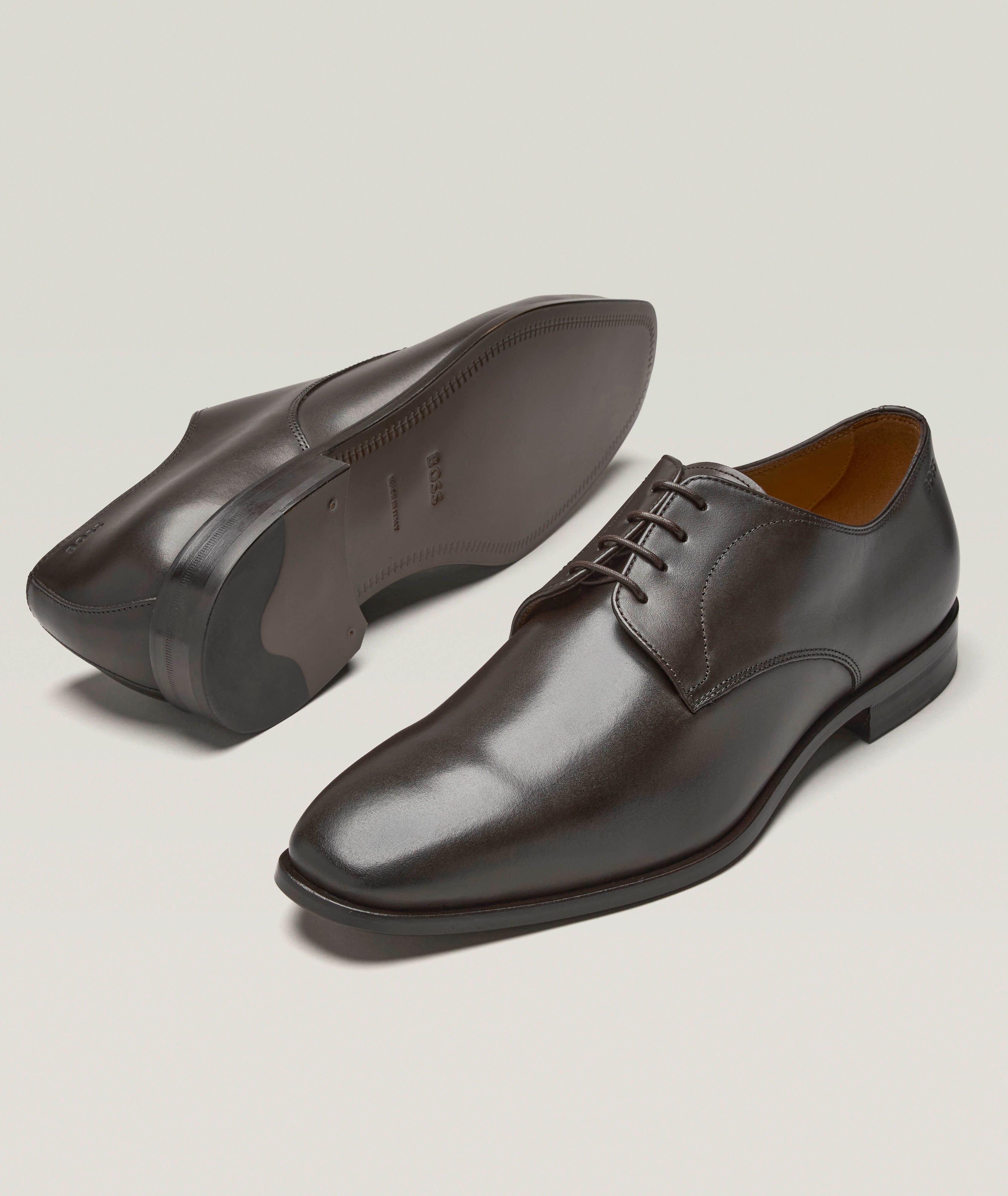 Lisbon Burnished Leather Derbies  image 3