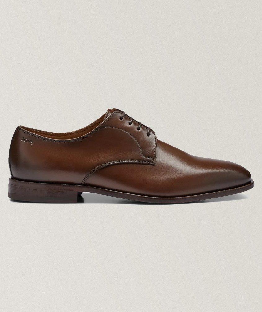 Lisbon Burnished Leather Derbies  image 0