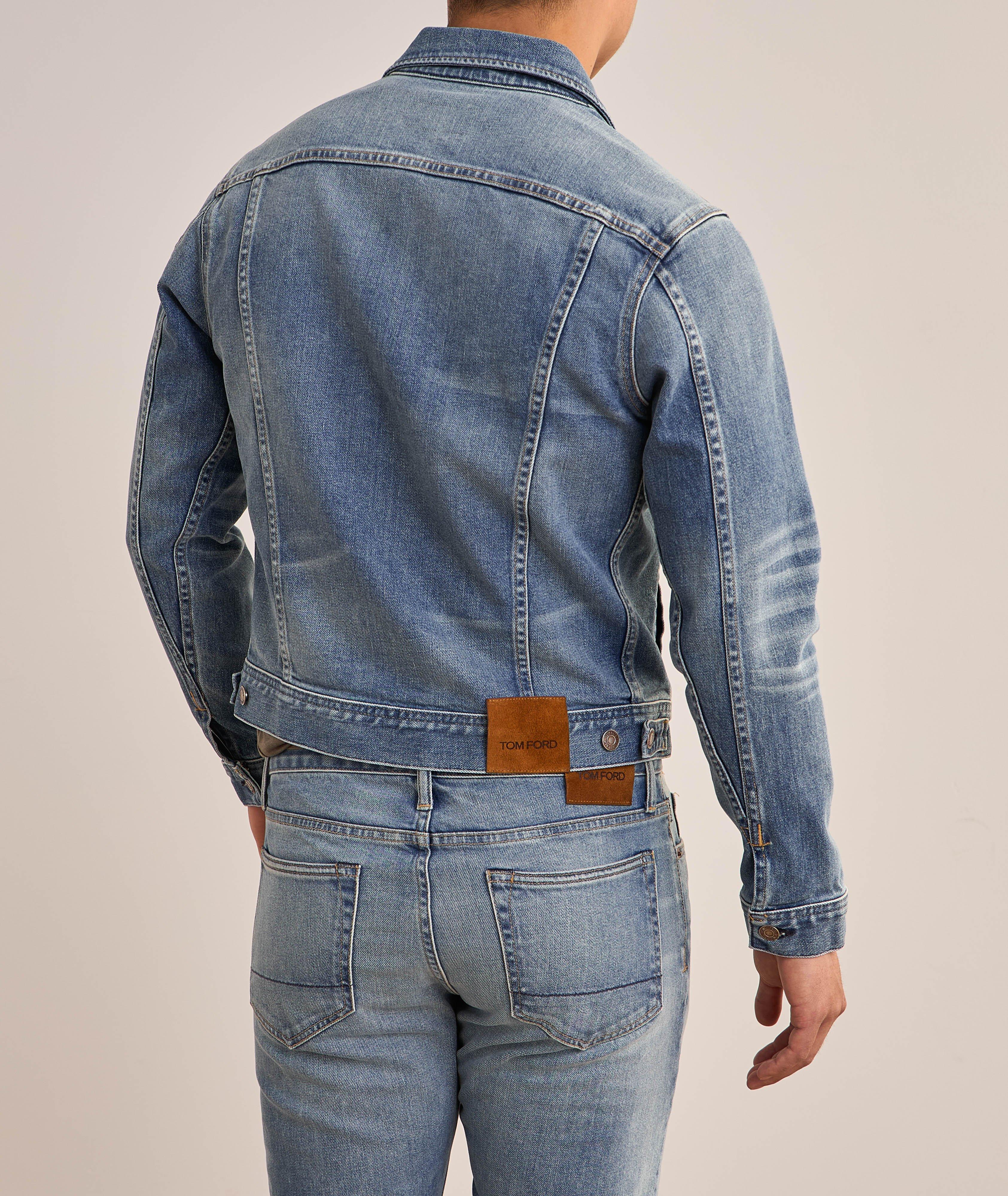 Blouson en denim liséré image 2