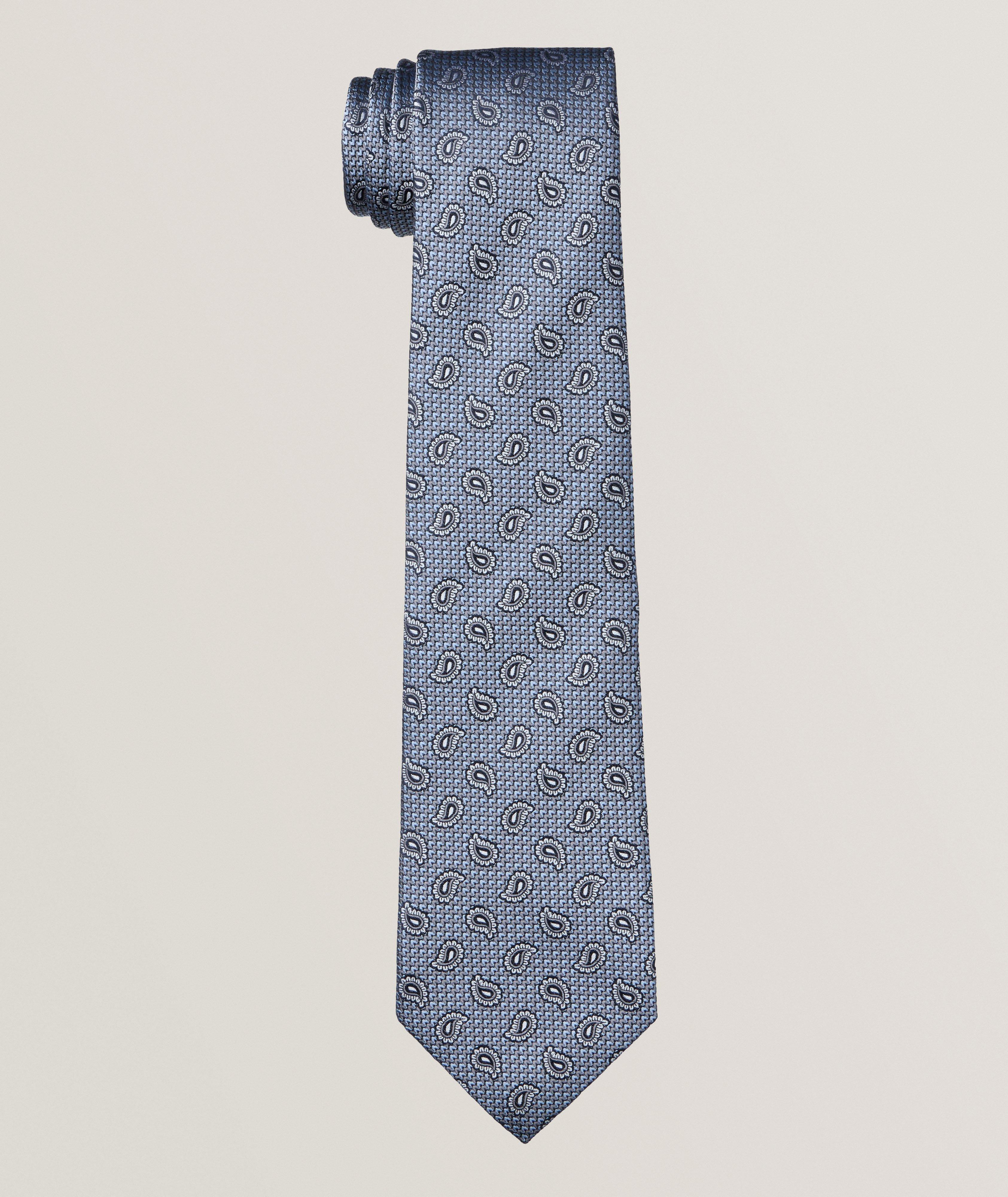 Paisley Jacquard Silk Tie image 0