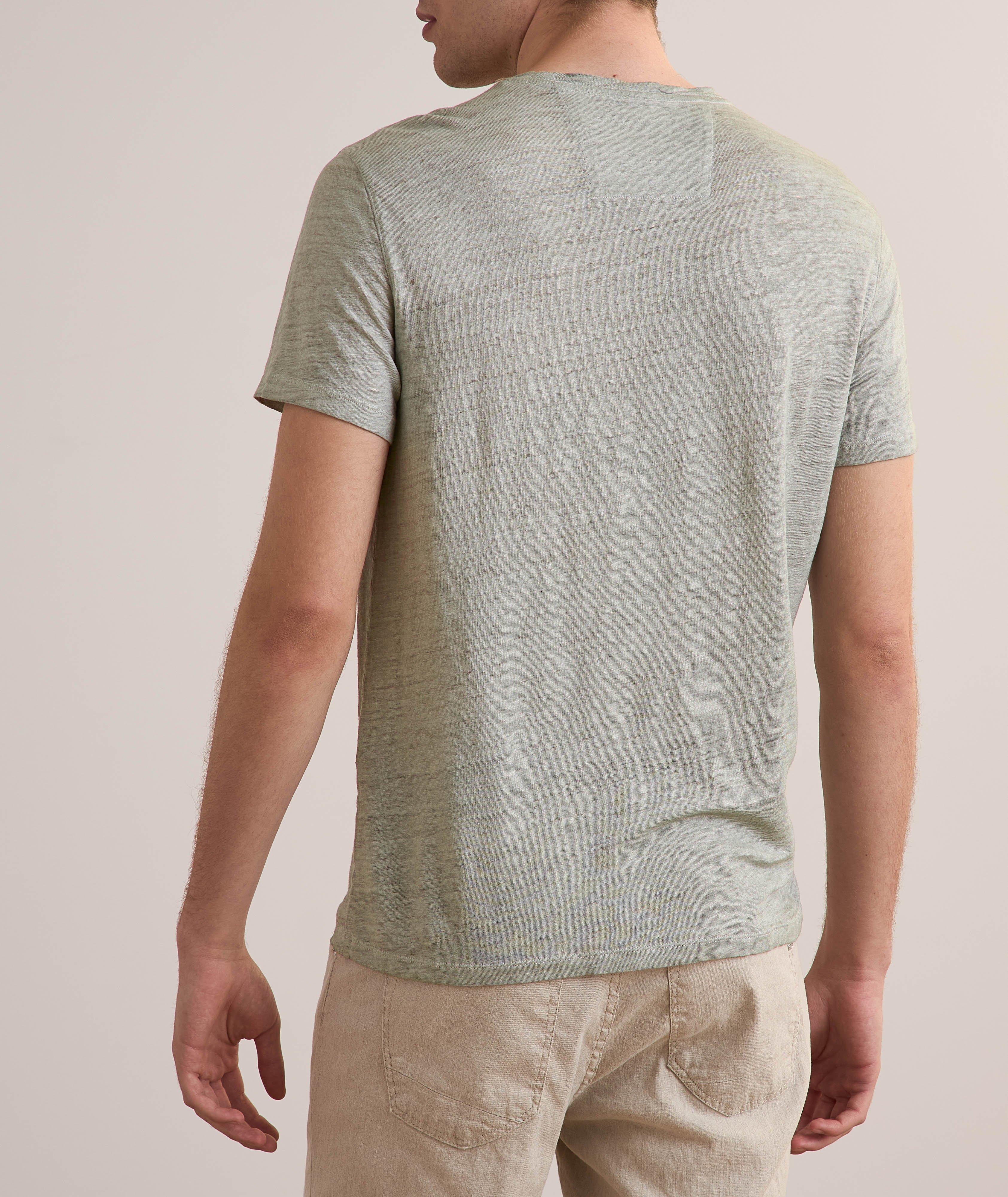 Snake & Rose Linen T-Shirt  image 2