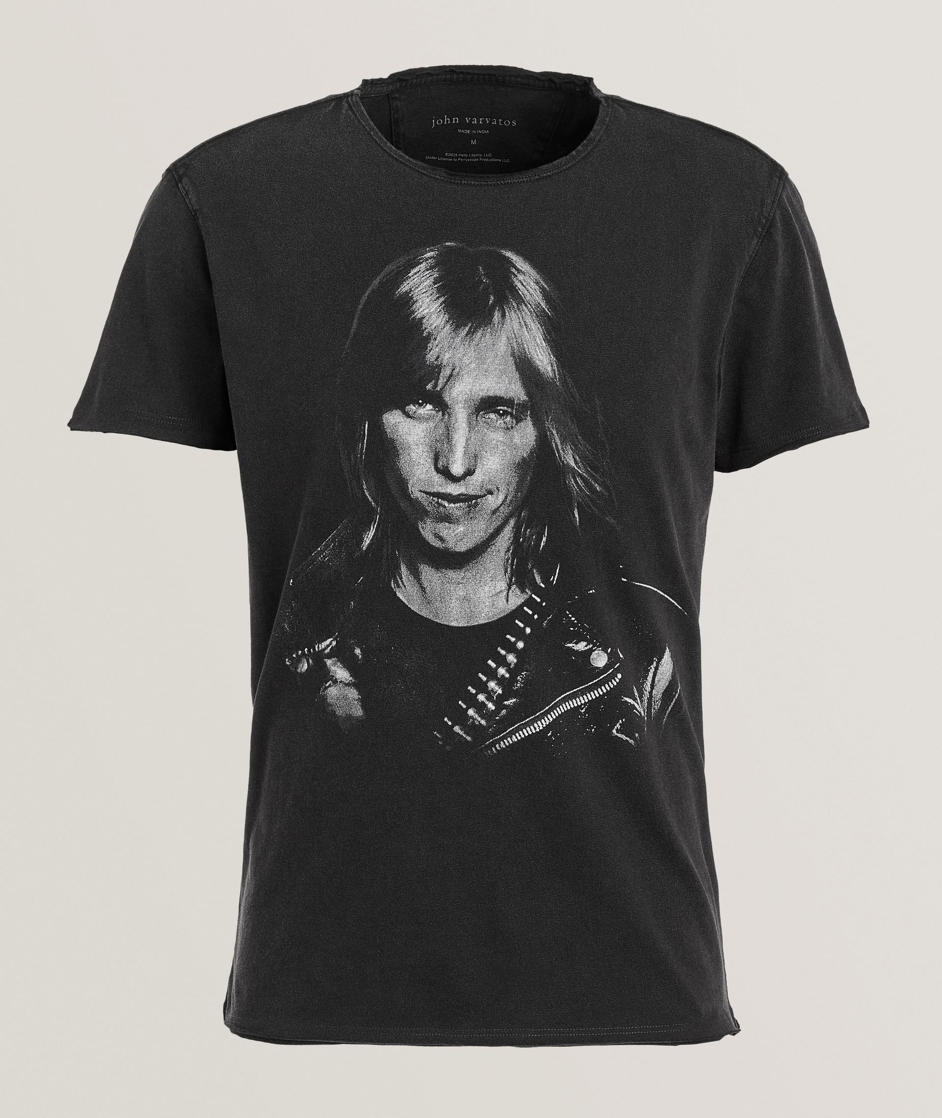 Tom Petty Print Cotton T-Shirt  image 0