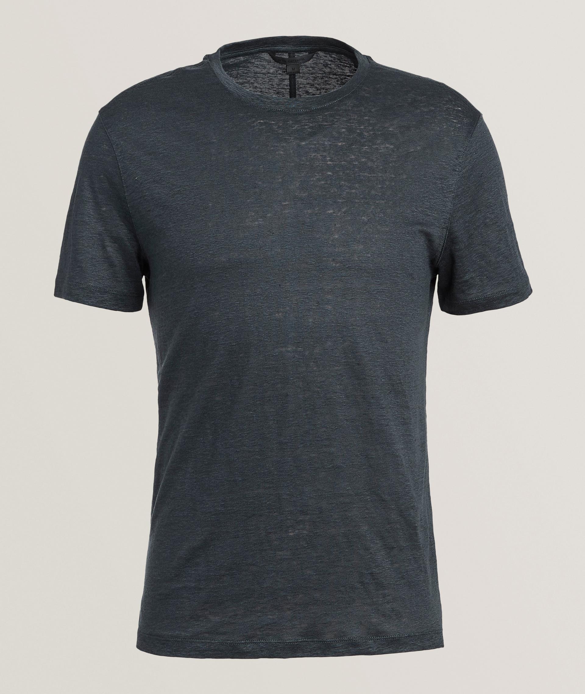 Linen Crewneck T-Shirt image 0