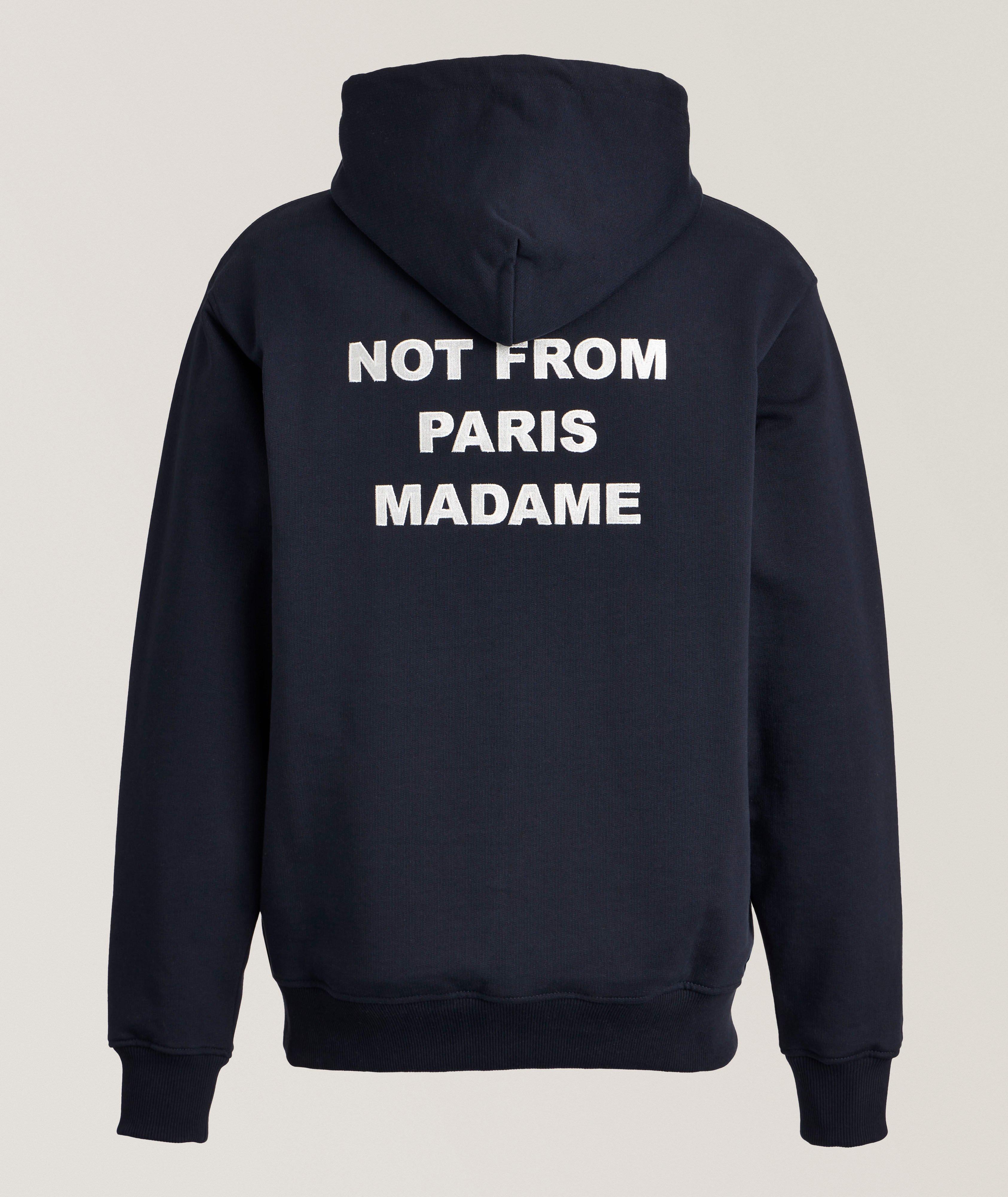 Not From Paris Madame Cotton Hooded Sweater image 6