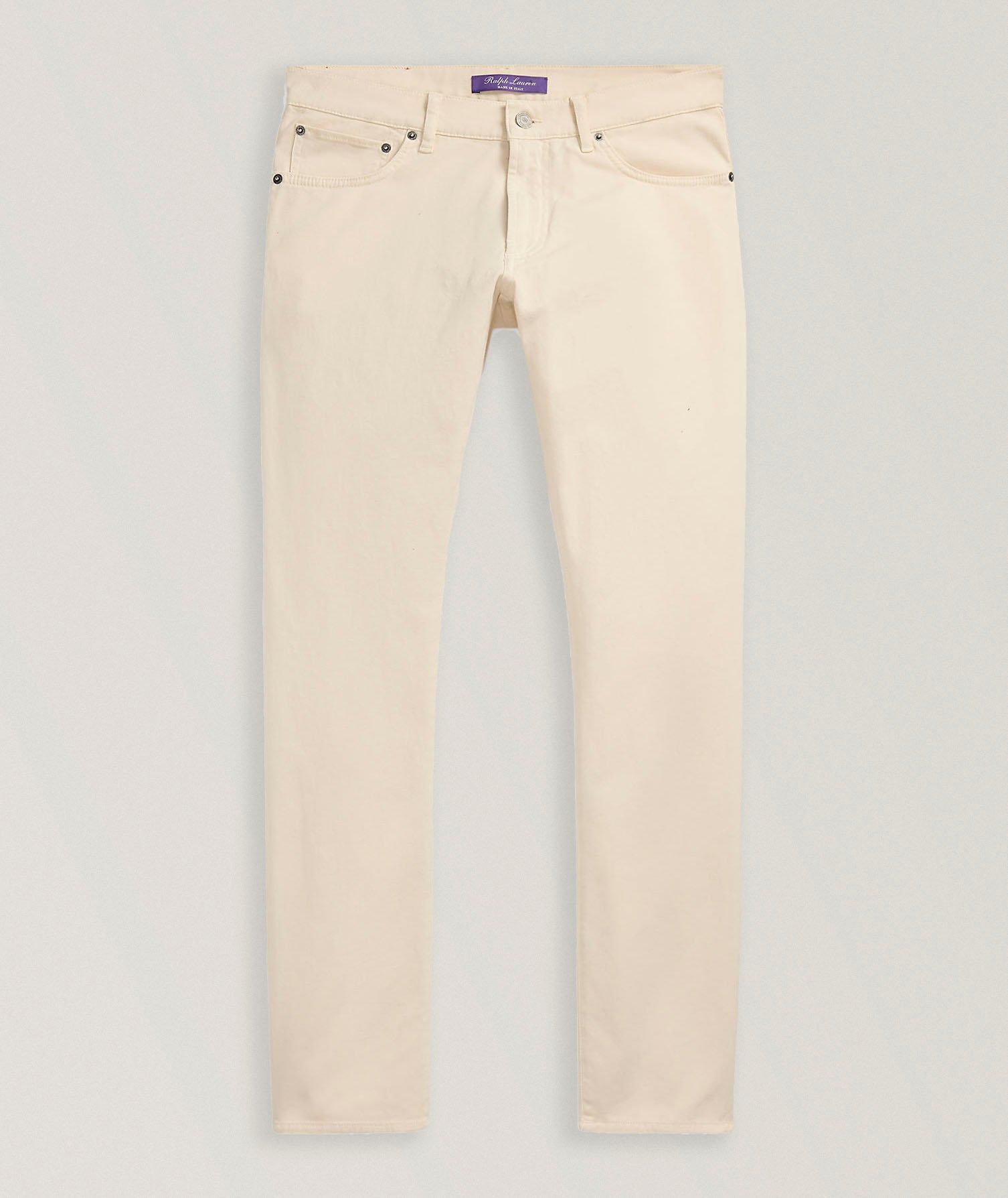 Pantalon Sherrington en twill extensible de coupe amincie image 0