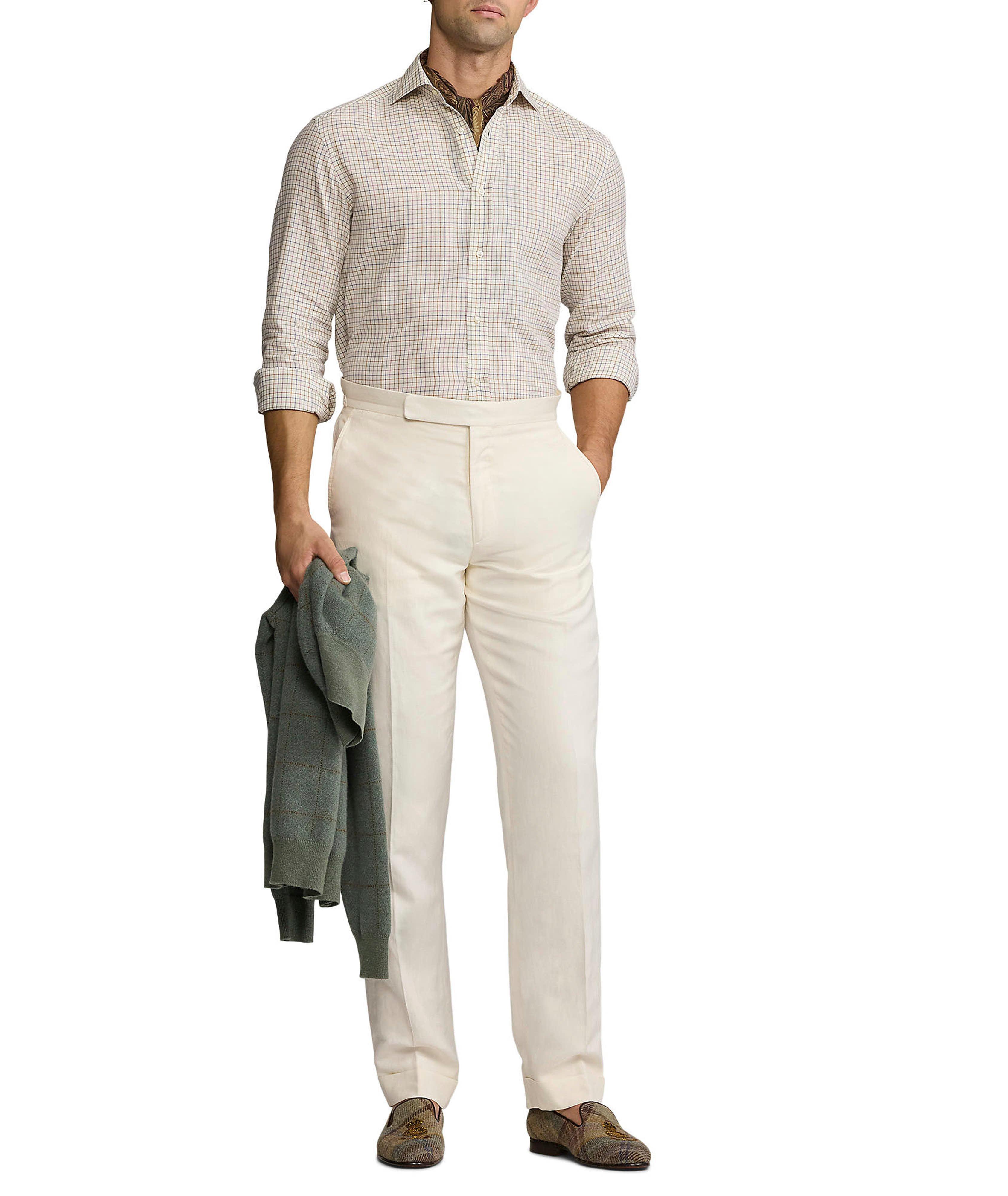 Silk-Linen Suit Pants  image 4