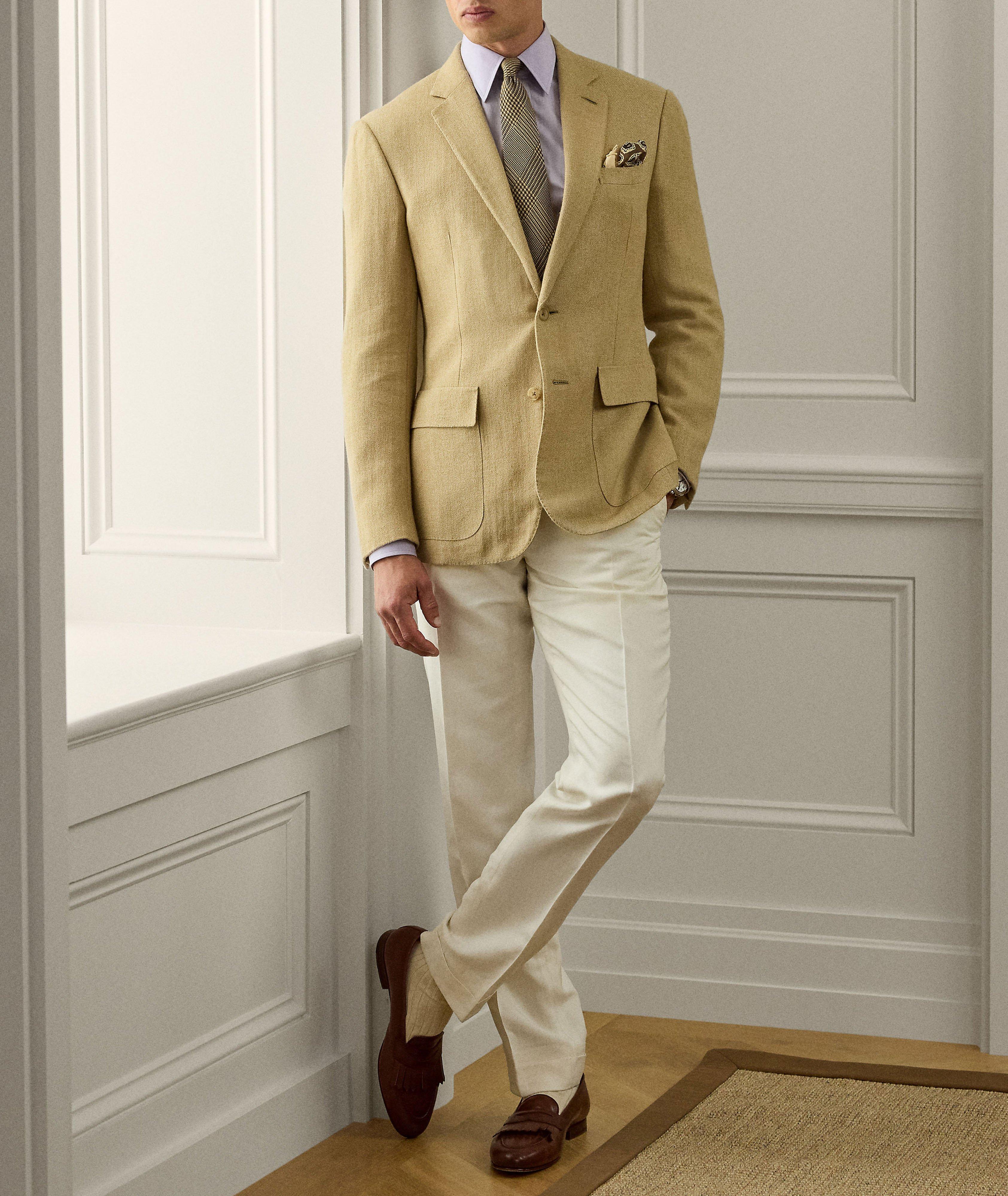 Silk-Linen Suit Pants  image 5