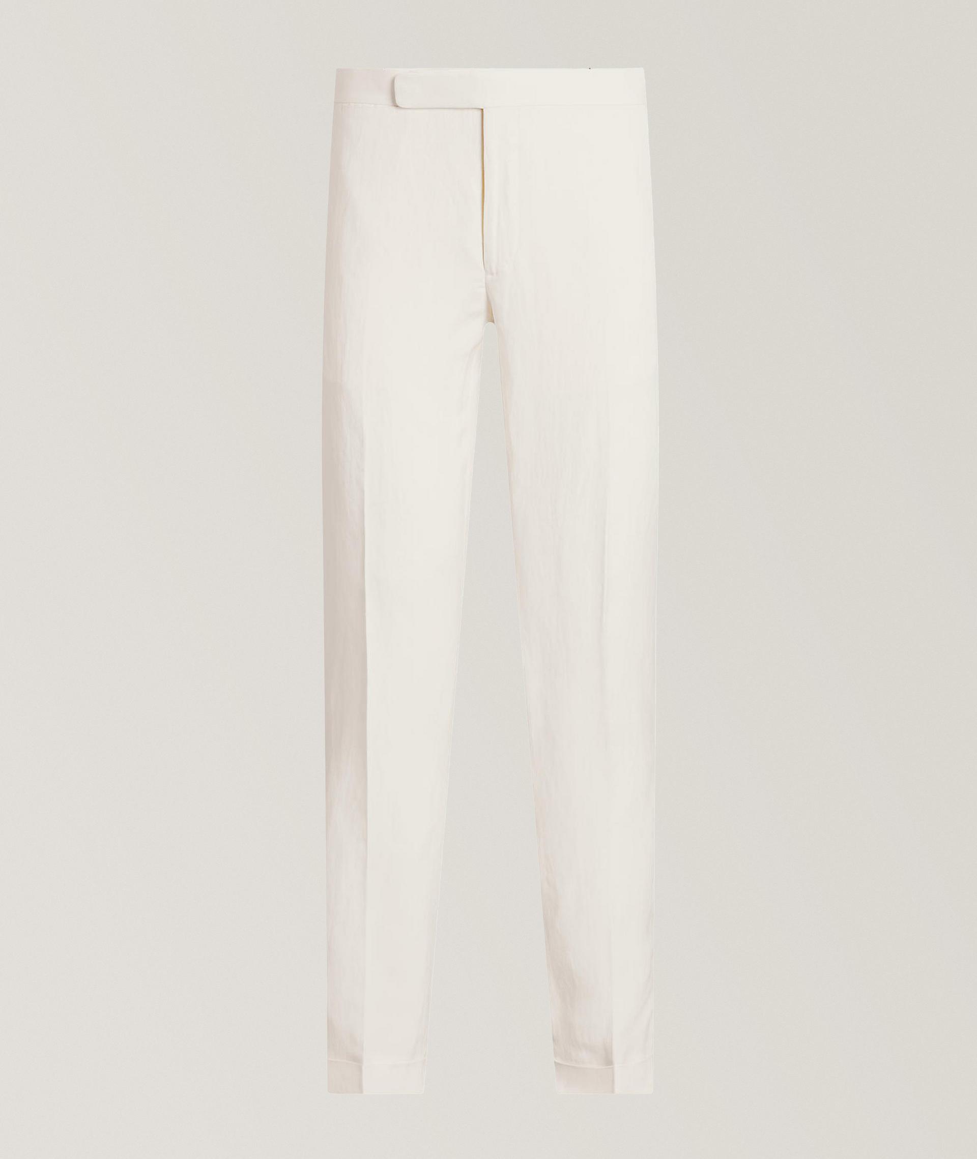 Silk-Linen Suit Pants  image 0