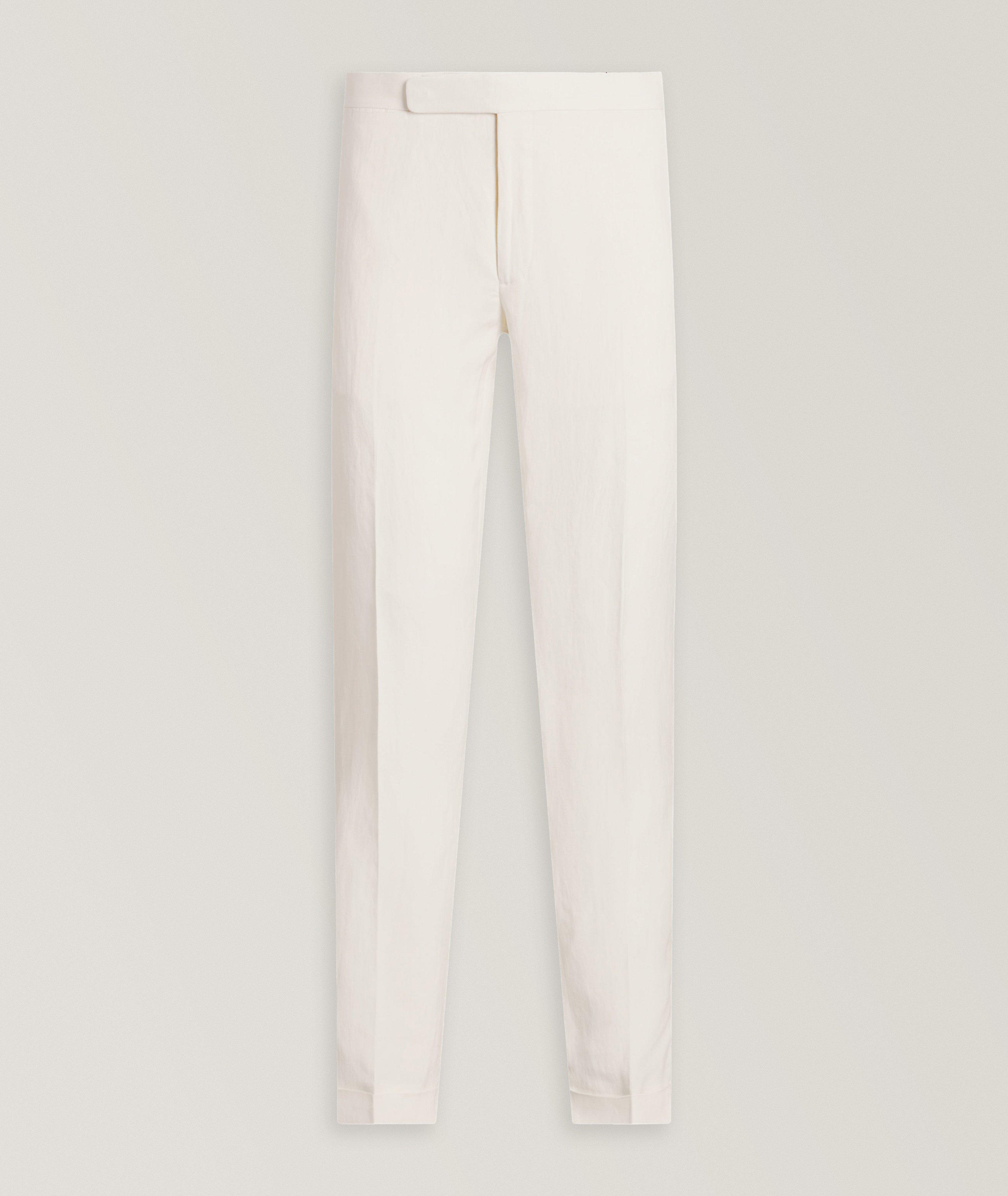 Silk-Linen Suit Pants  image 0