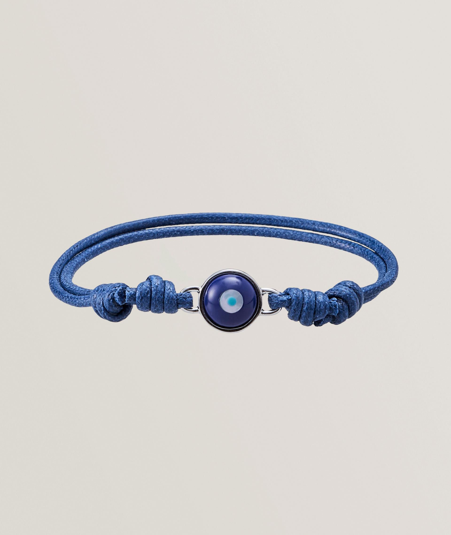 Bracelet en macramé à détail d’œil Milos image 0