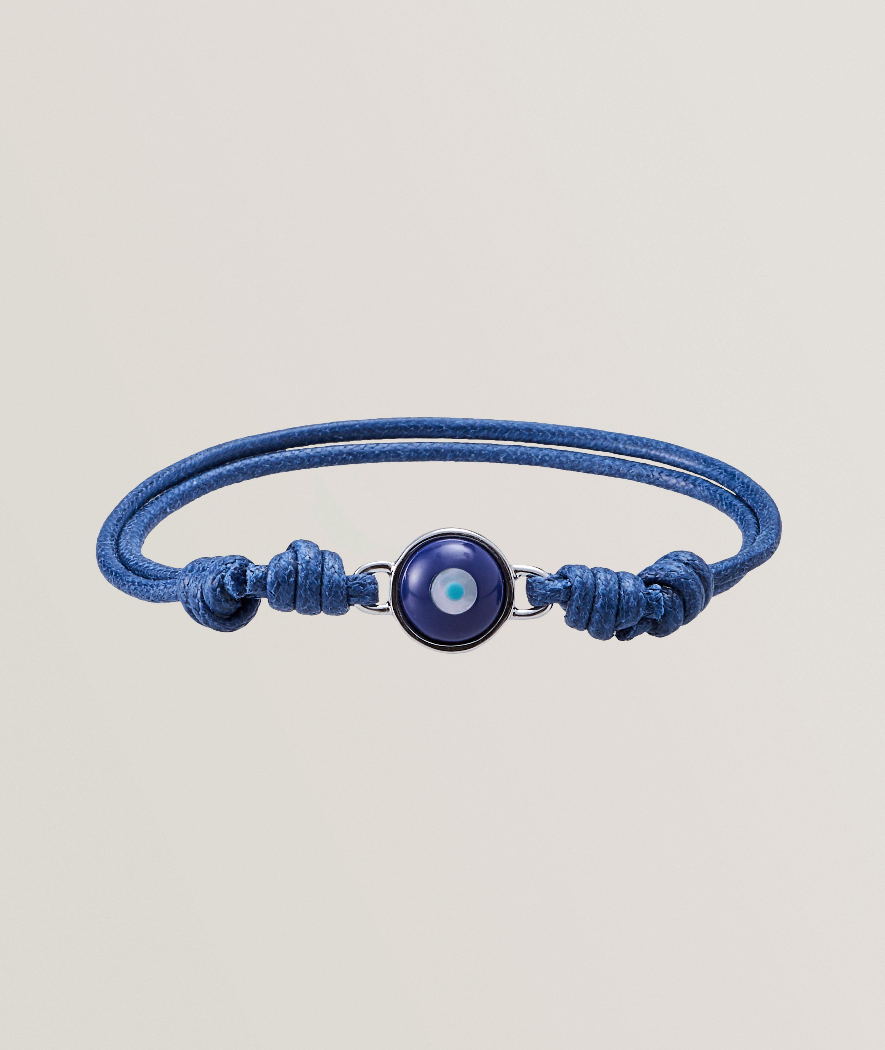 Macrame Milos Evil Eye Bracelet image 0
