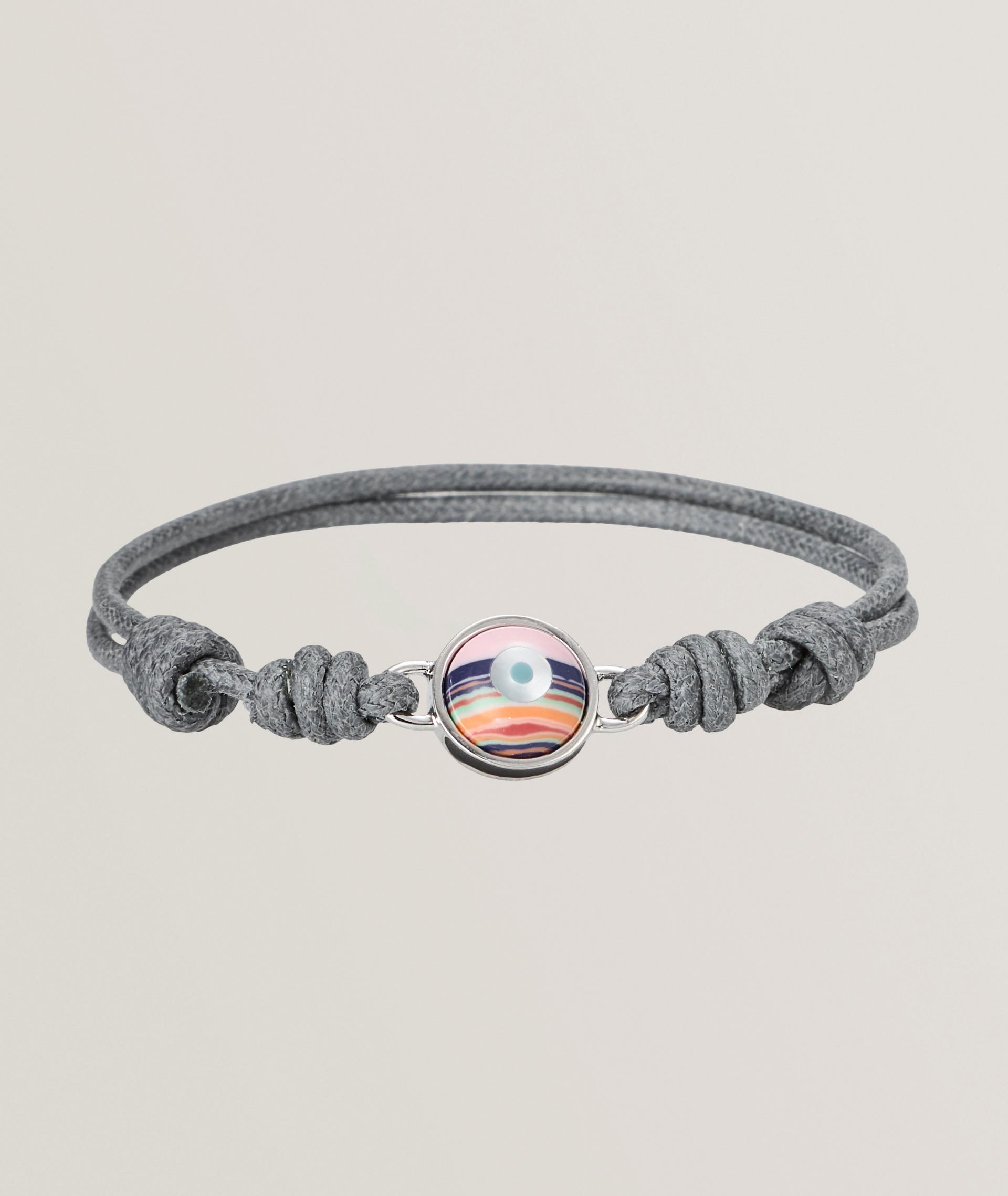Bracelet en macramé à détail d’œil Milos image 0