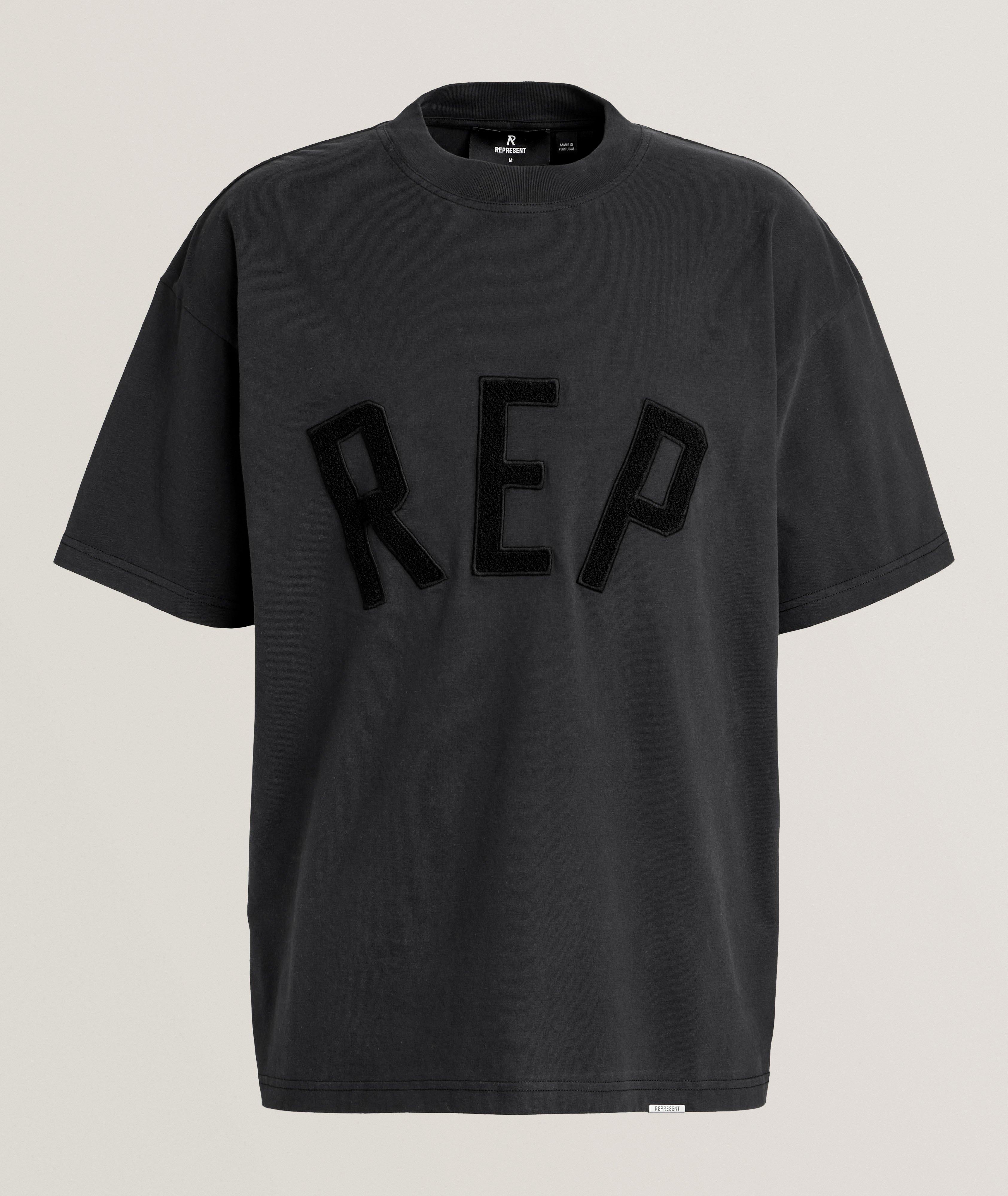 Rep Applique Logo Cotton T-Shirt image 0