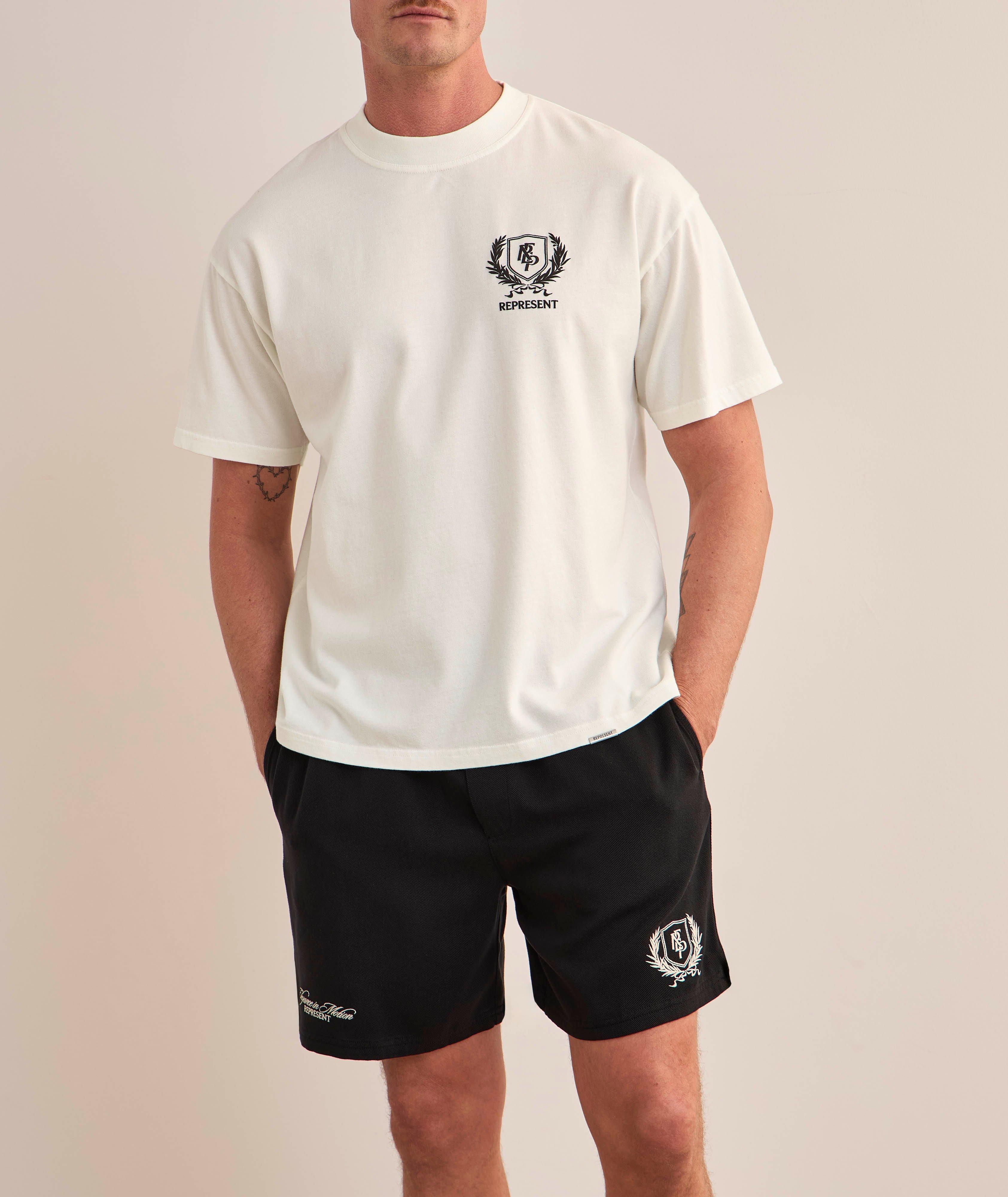 Crest Logo Cotton T-Shirt image 2