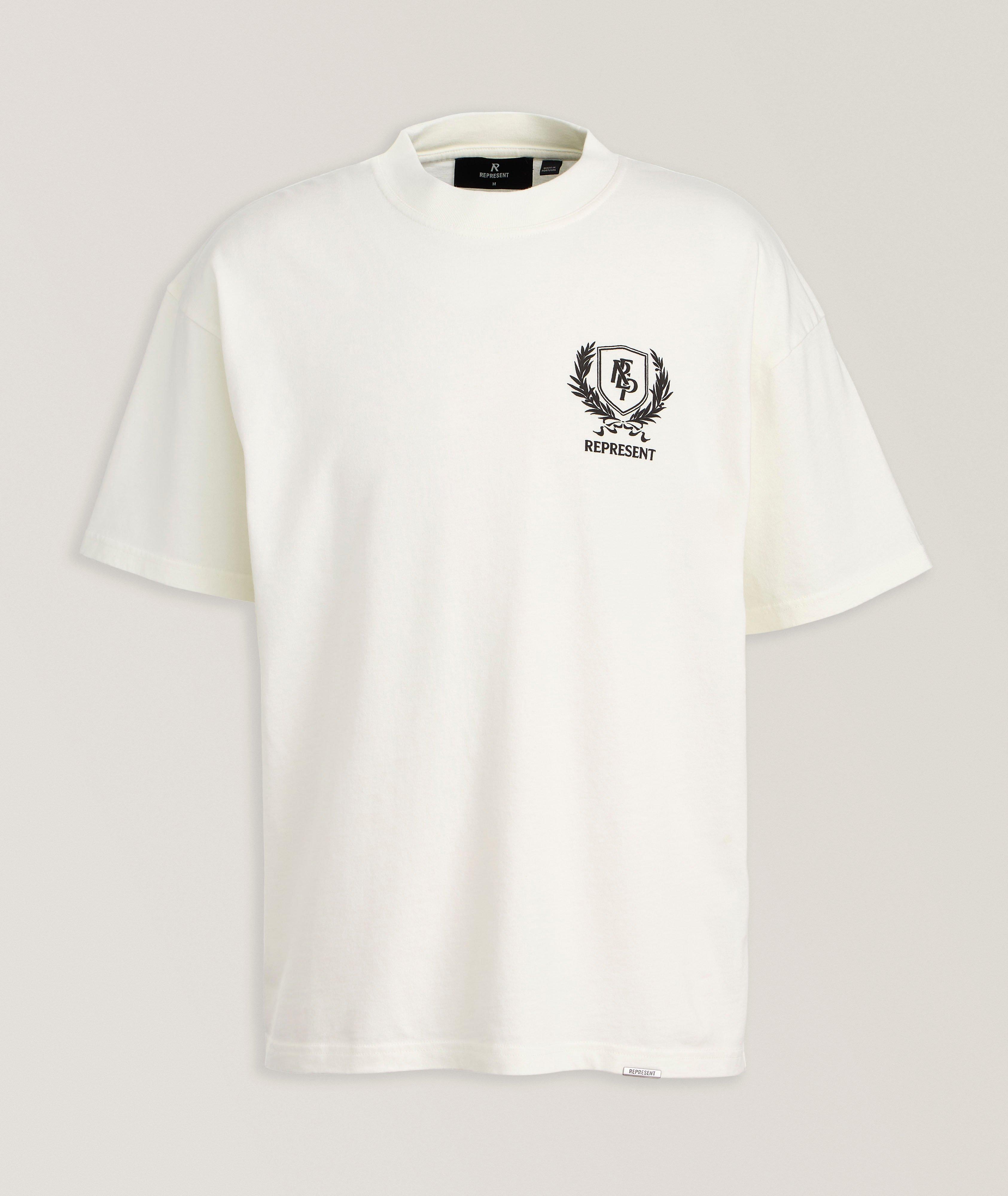 Crest Logo Cotton T-Shirt image 0