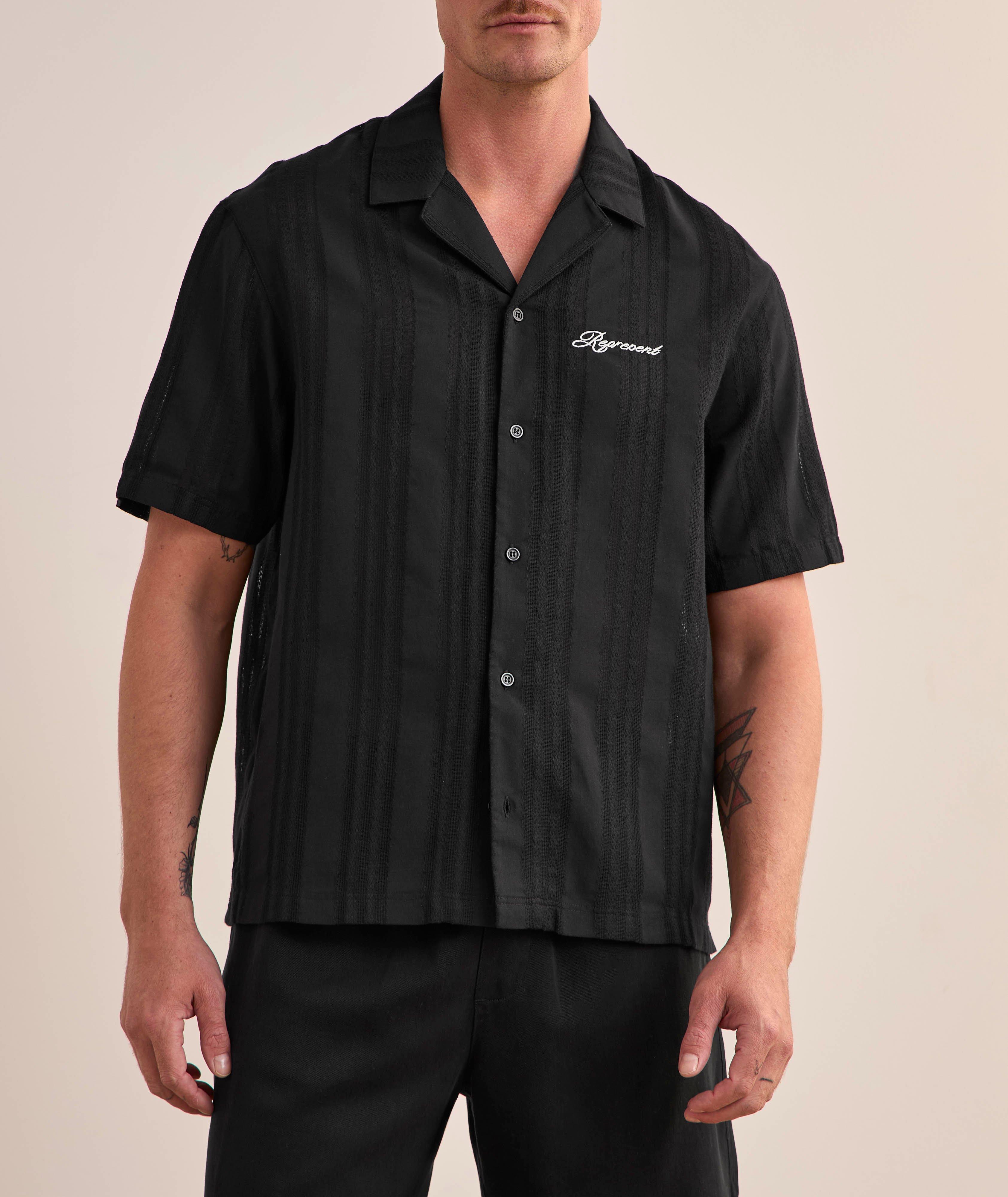 Embroidered Logo Camp Shirt image 1