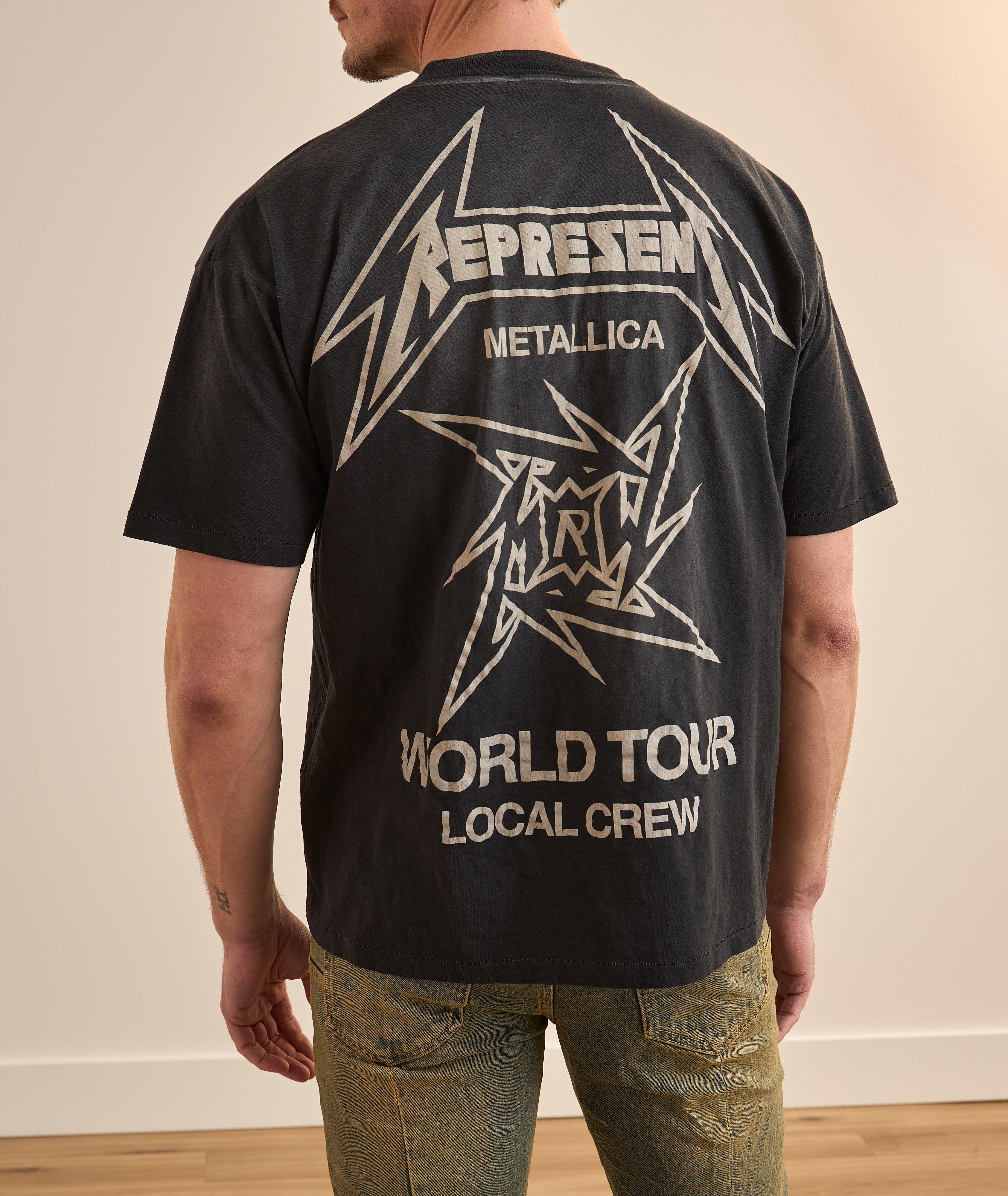 X Metallica 40th Anniversary World Tour T-Shirt image 3