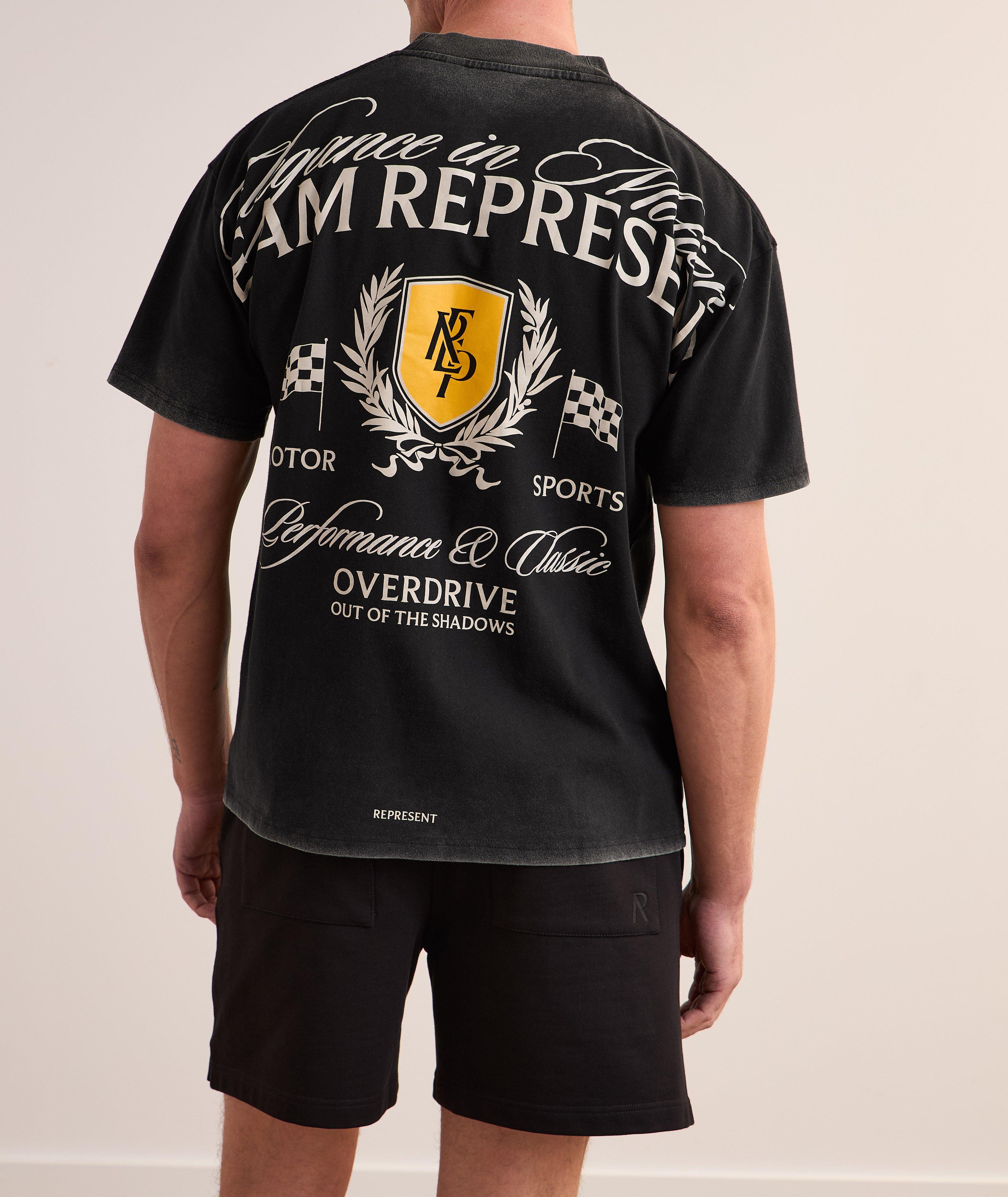 T-shirt en coton avec emblème image 3