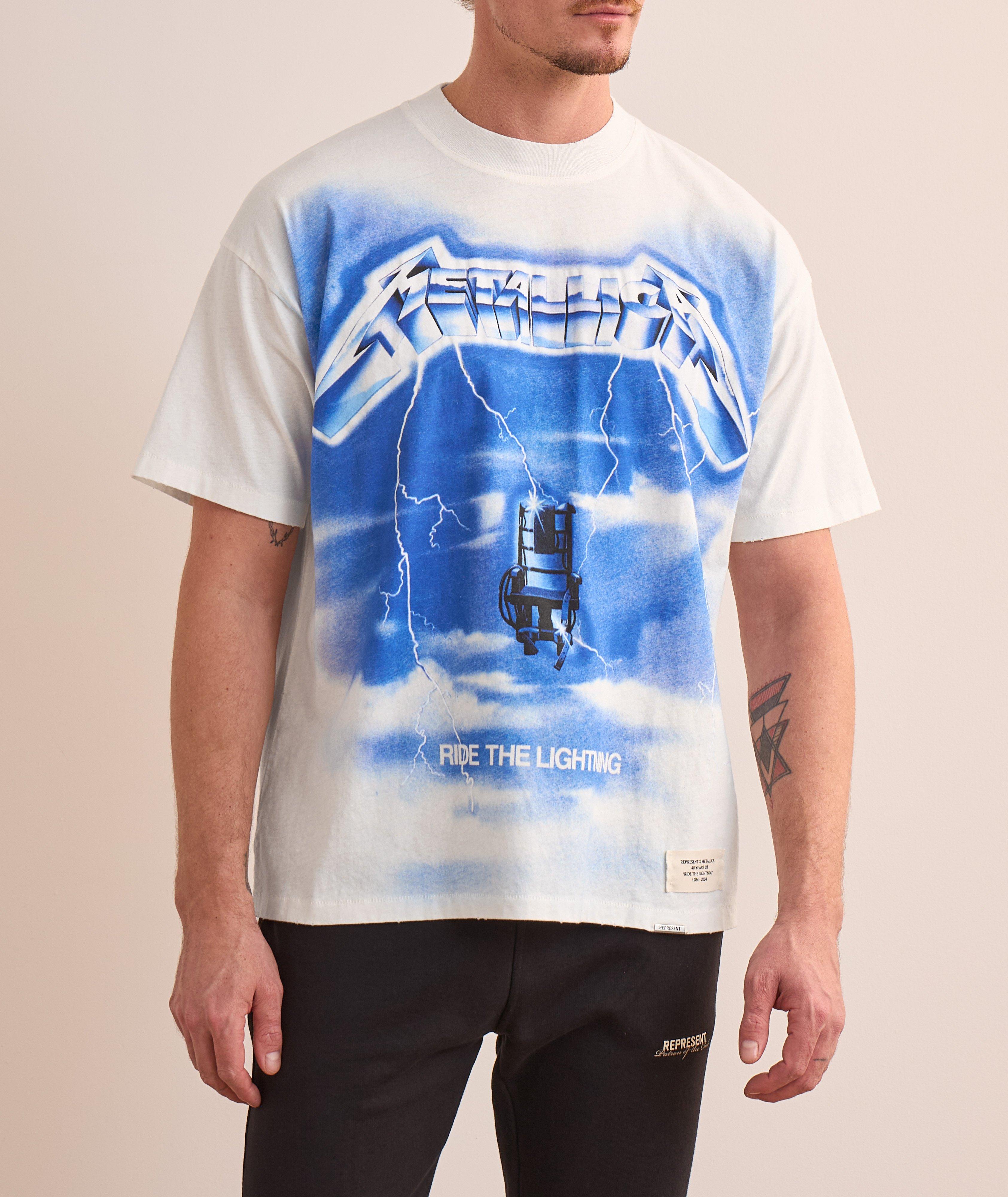 T-shirt Ride the Lightning en jersey, collection Metallica image 1