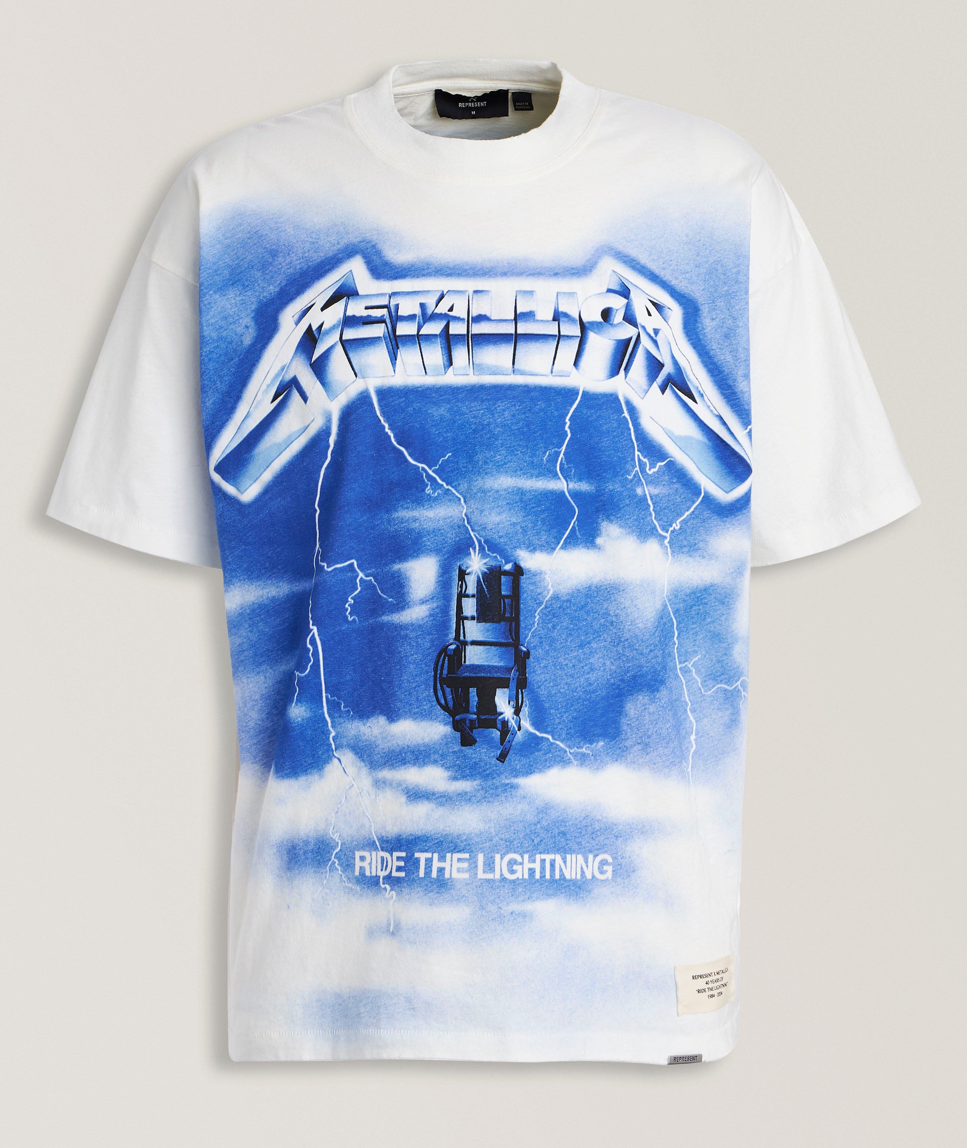 X Metallica Ride The Lightning Jersey T-Shirt  image 0