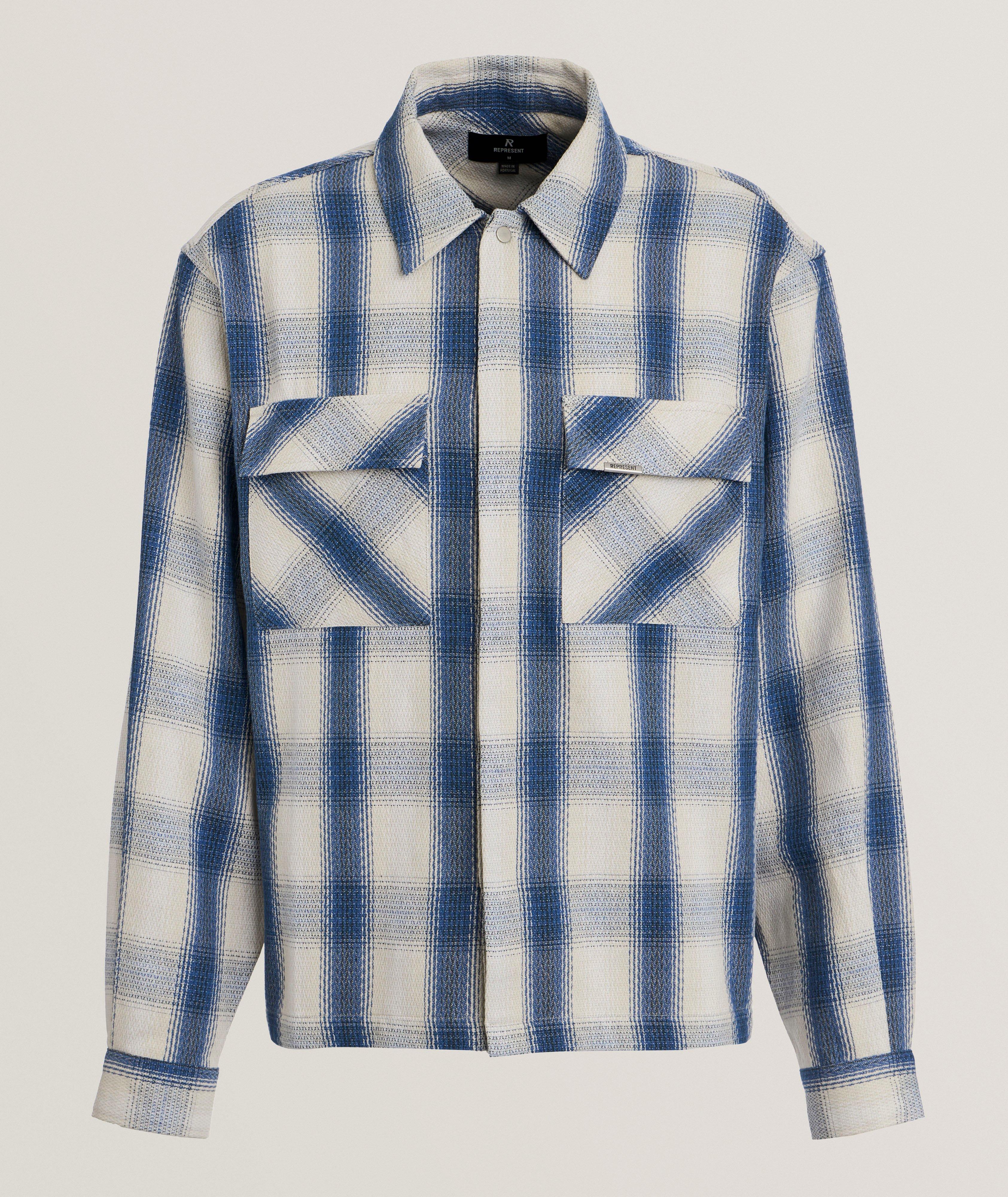 Plaid Waffle Flannel Shirt image 0