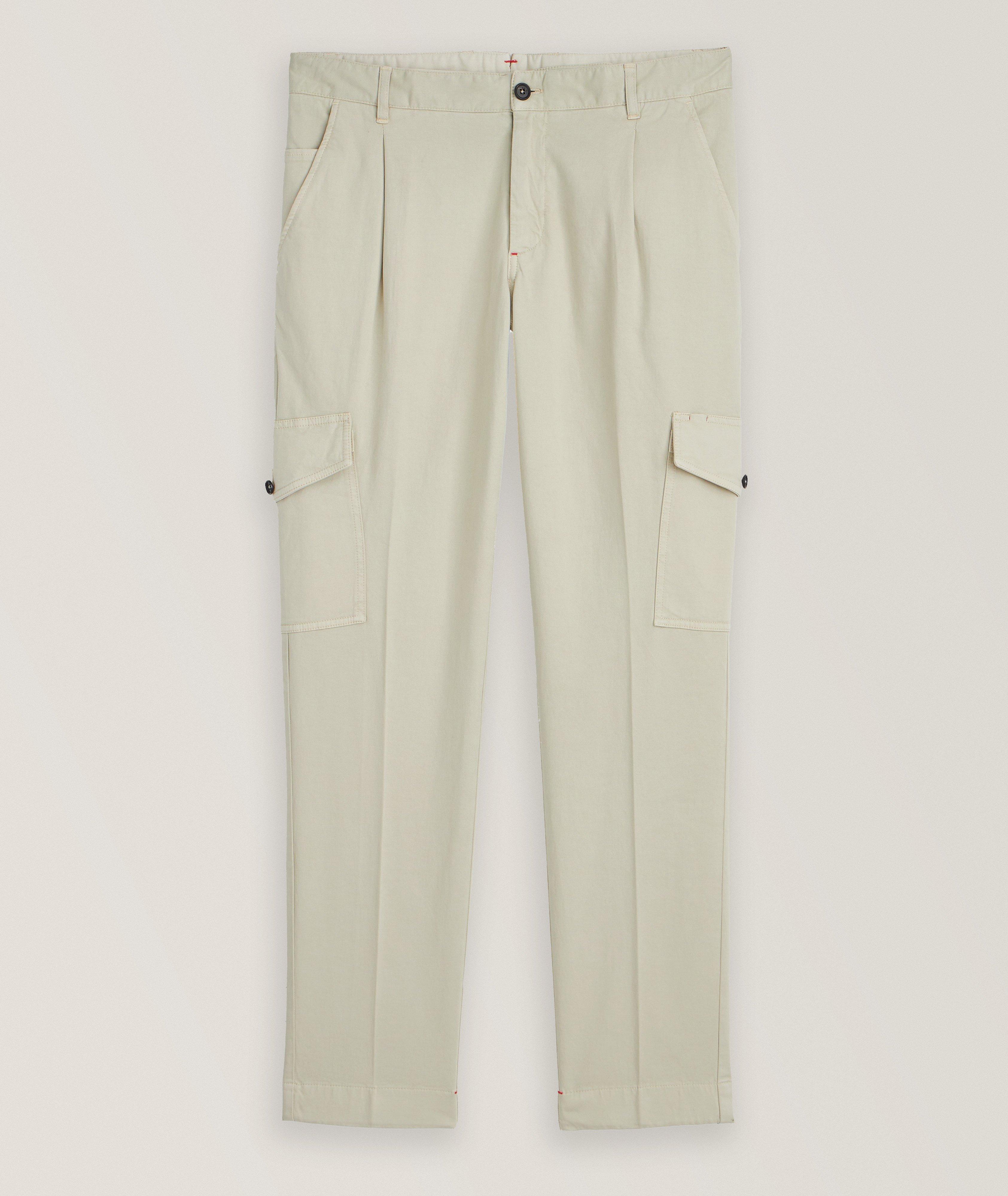 Stretch Cotton-Cashmere Sartorial Cargo Pants image 0