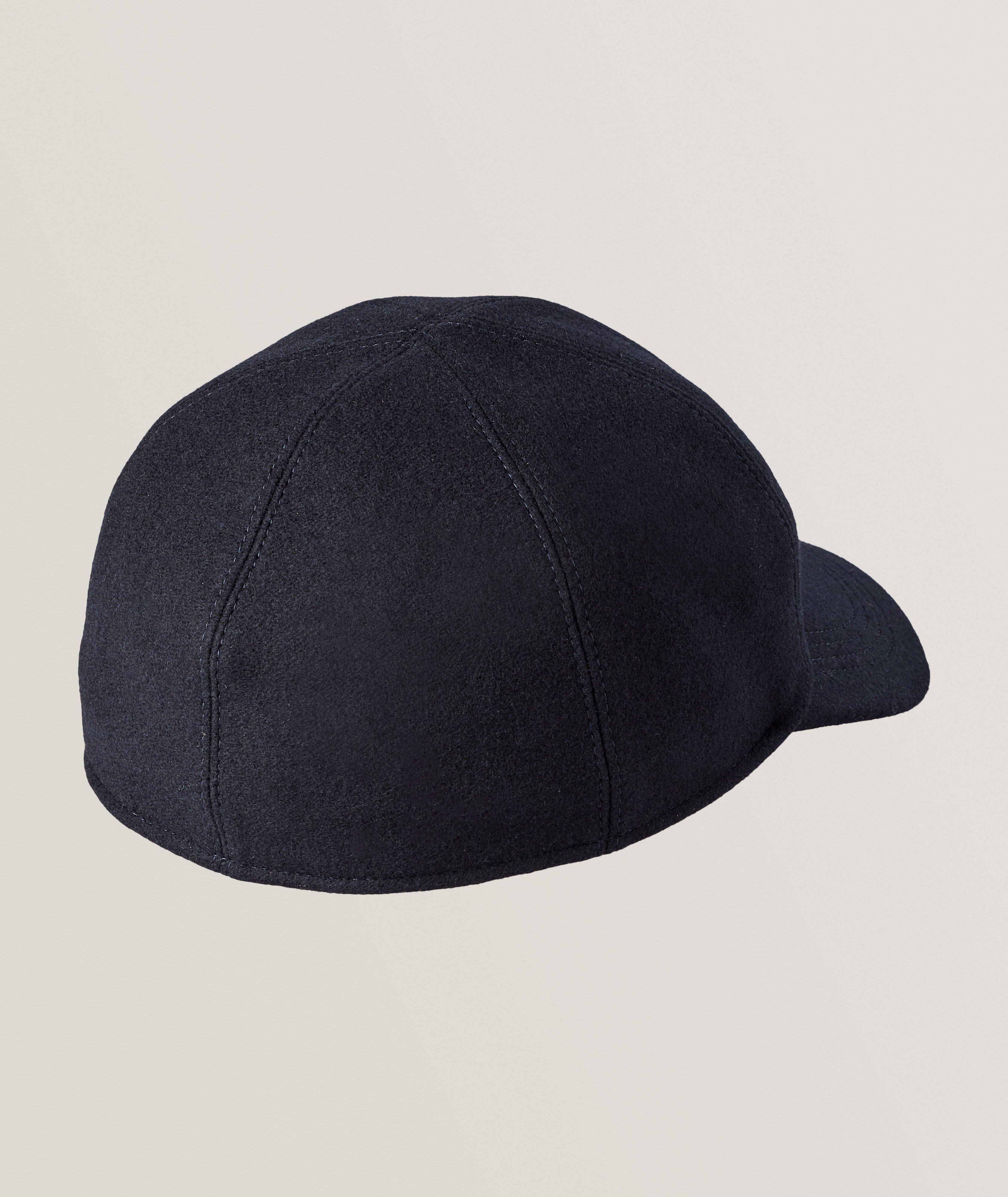 Signature Ear Flap Wool-Blend Baseball Cap  image 1