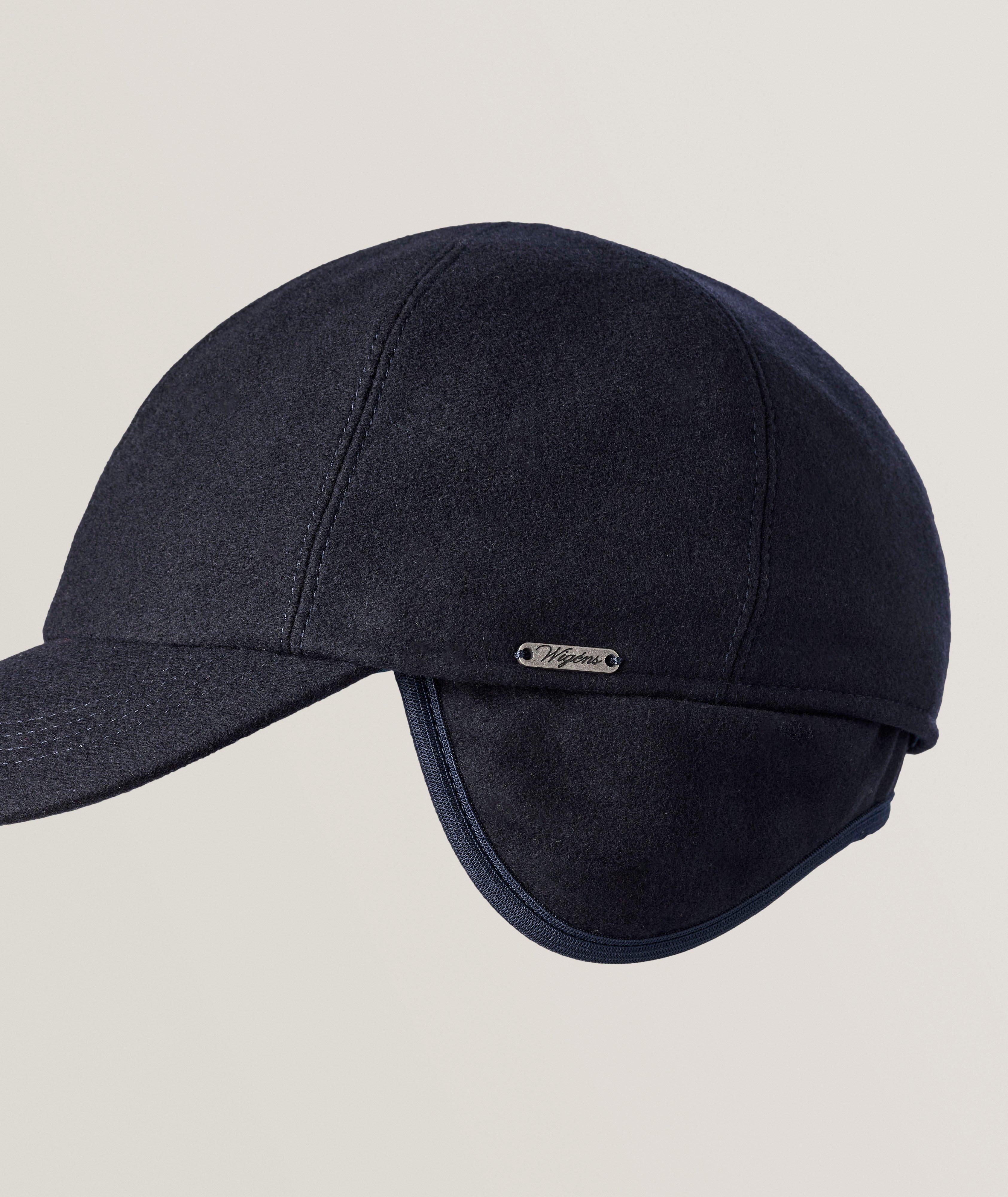 Signature Ear Flap Wool-Blend Baseball Cap  image 2