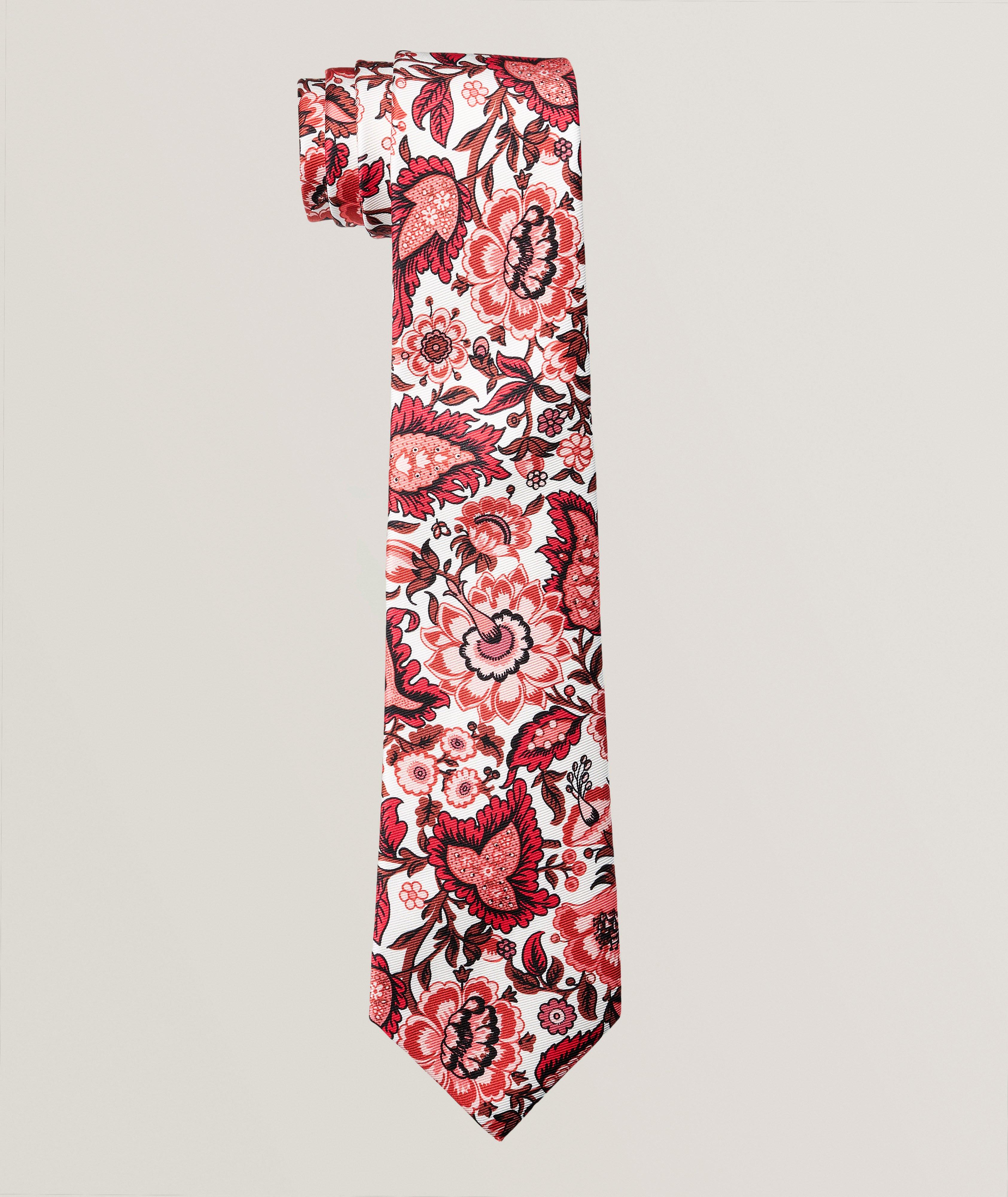 Floral Silk Tie image 0