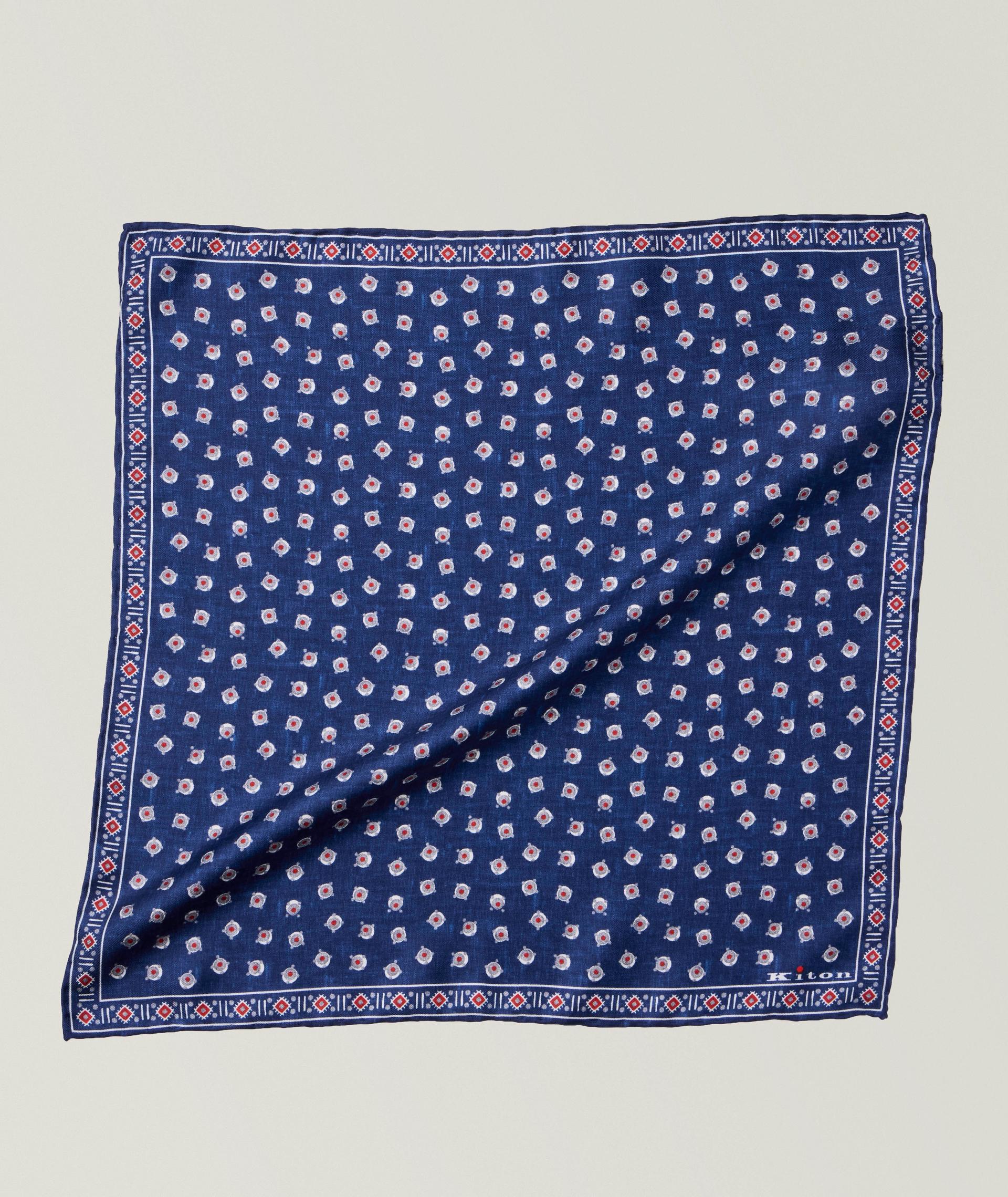 Geometric Silk Pocket Square image 0