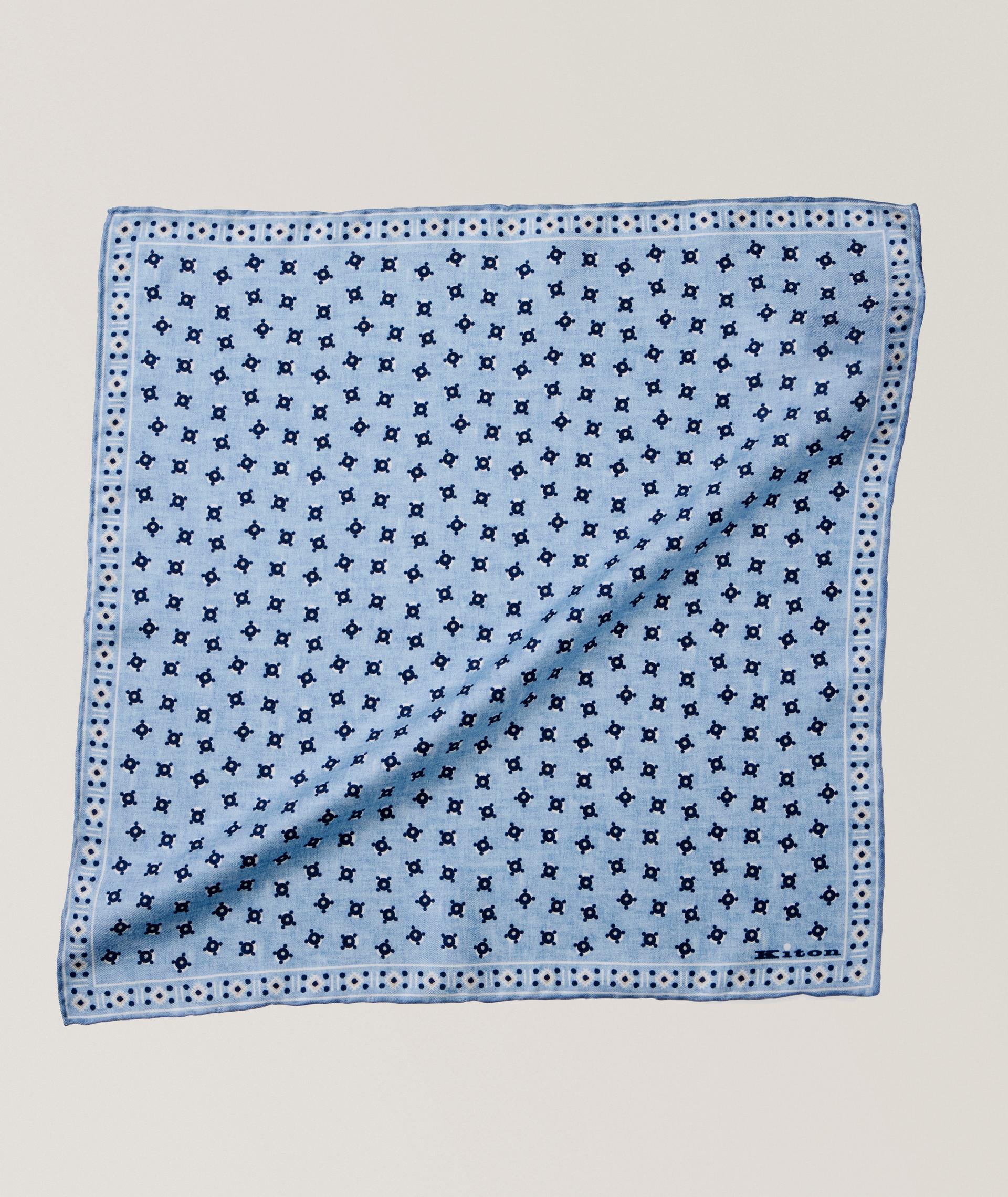 Geometric Silk Pocket Square image 0