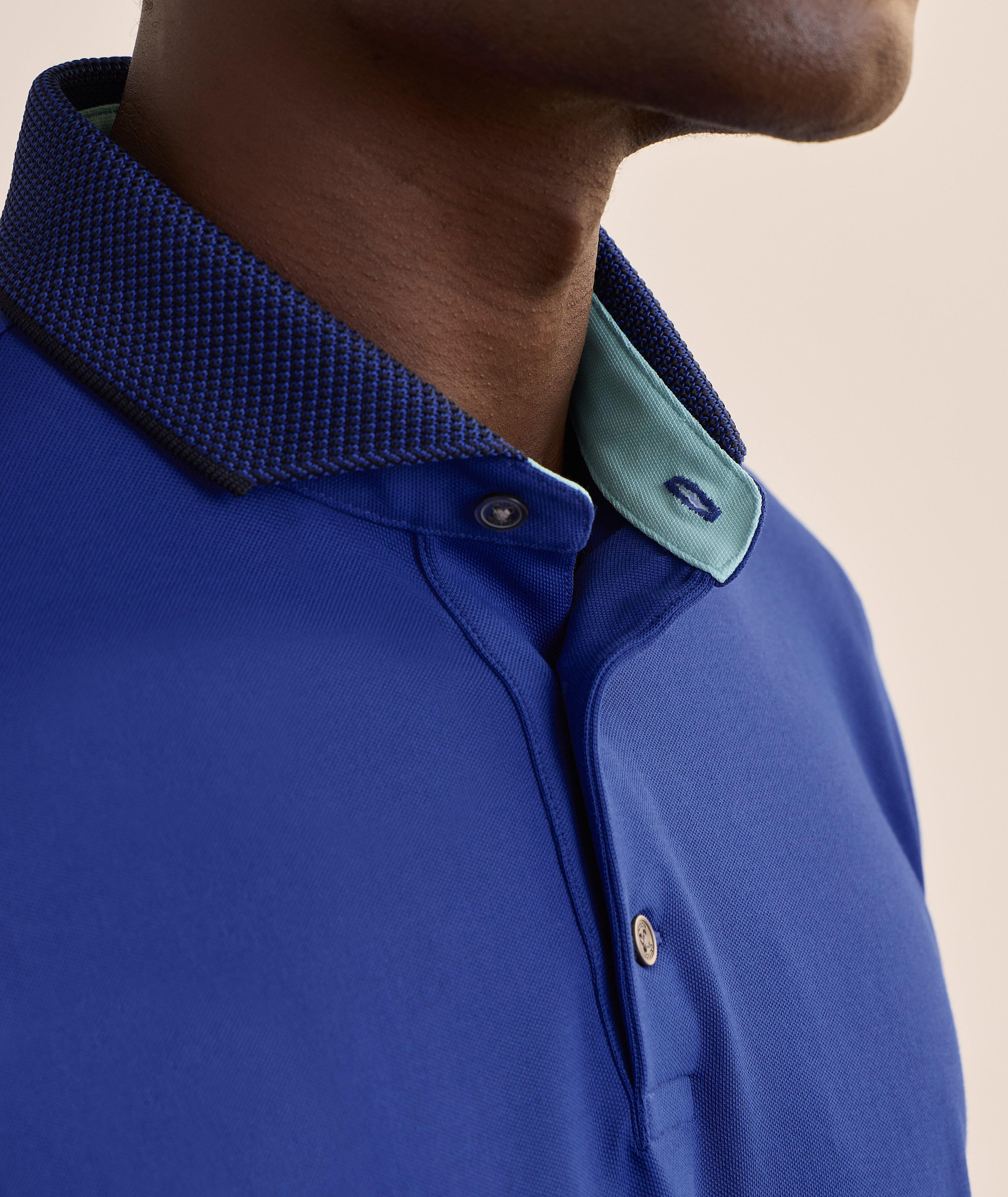 Polo de golf en mélange de coton pima image 3