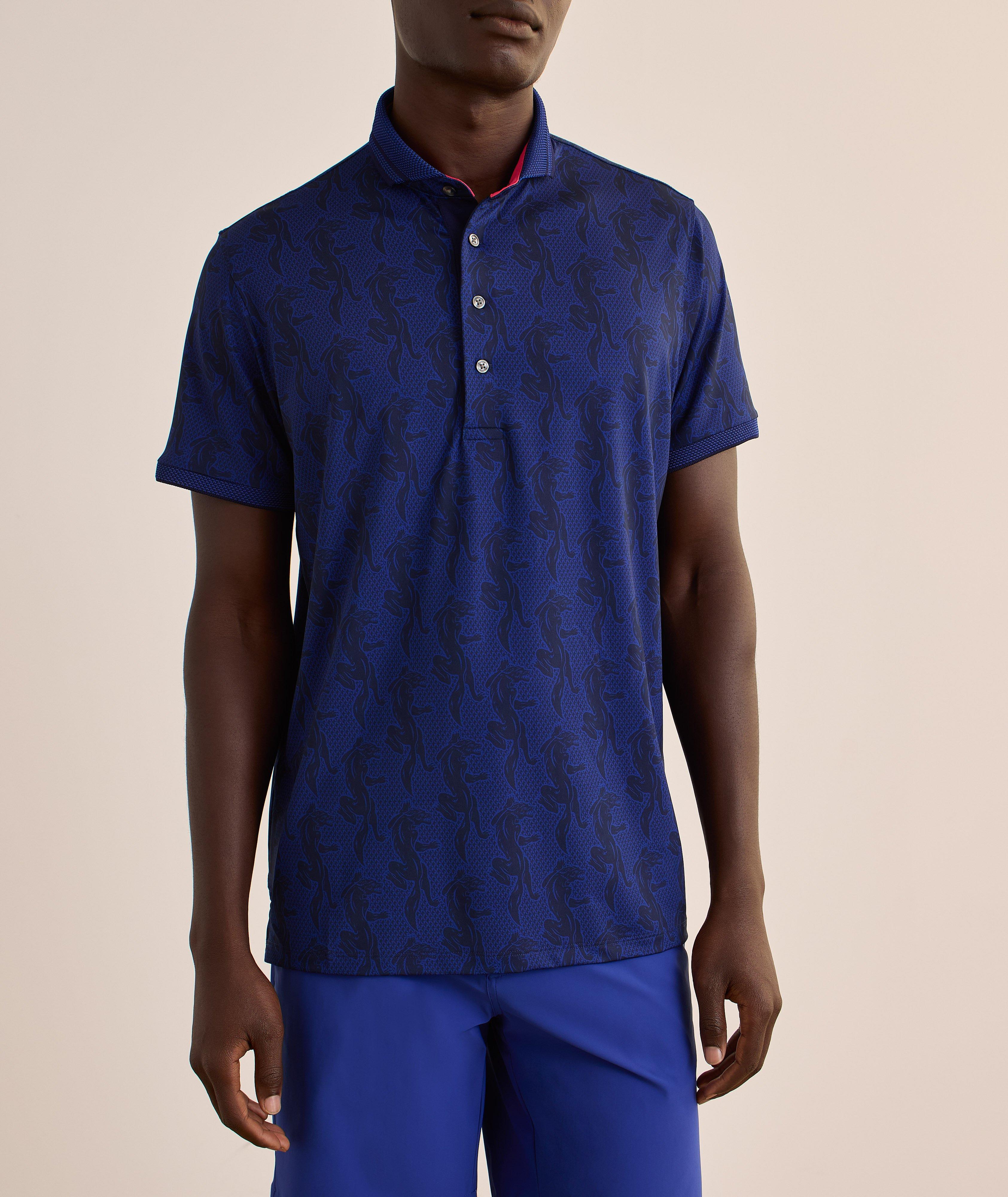 Night Prowl Printed Performance Polo image 1