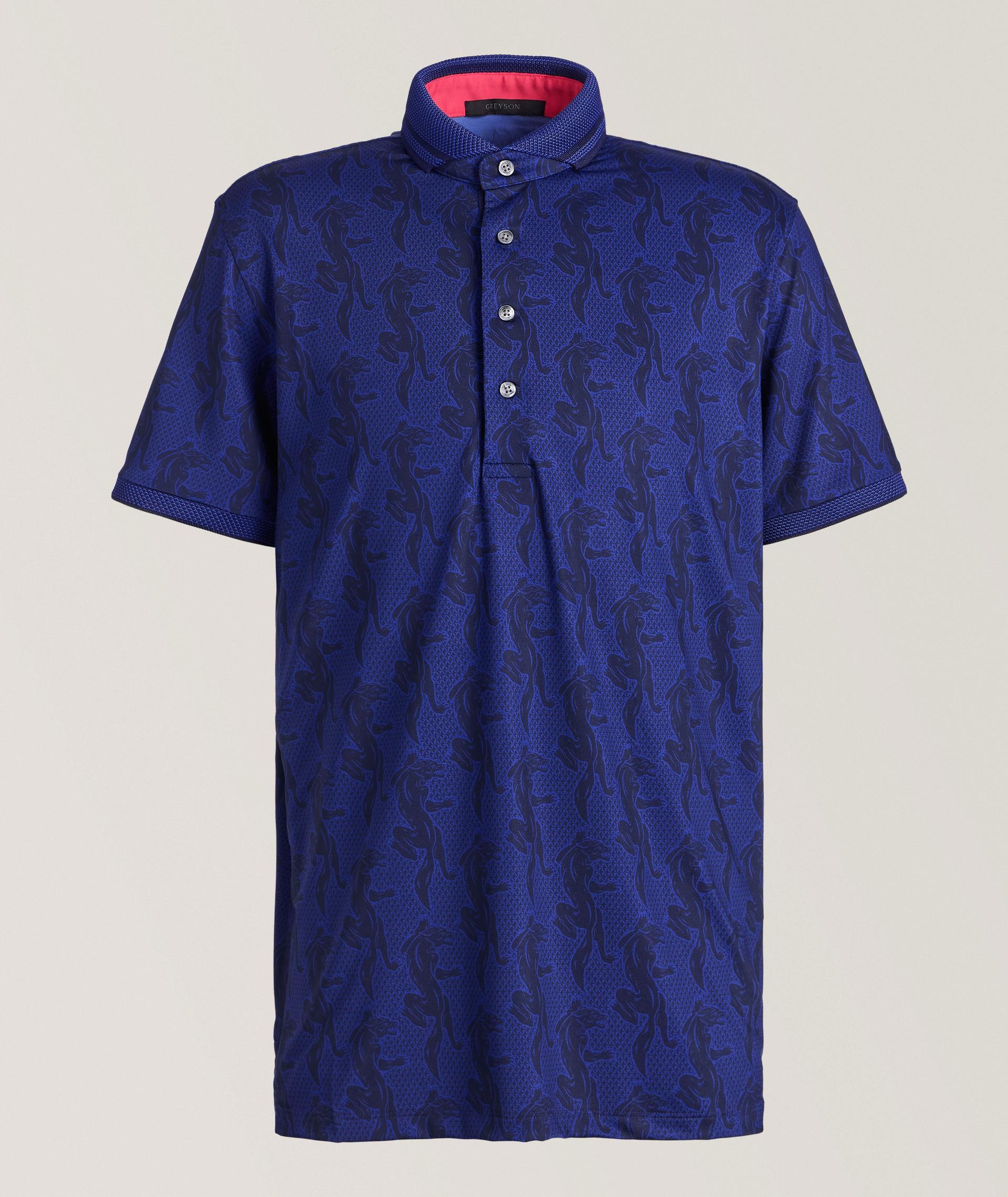 Night Prowl Printed Performance Polo image 0