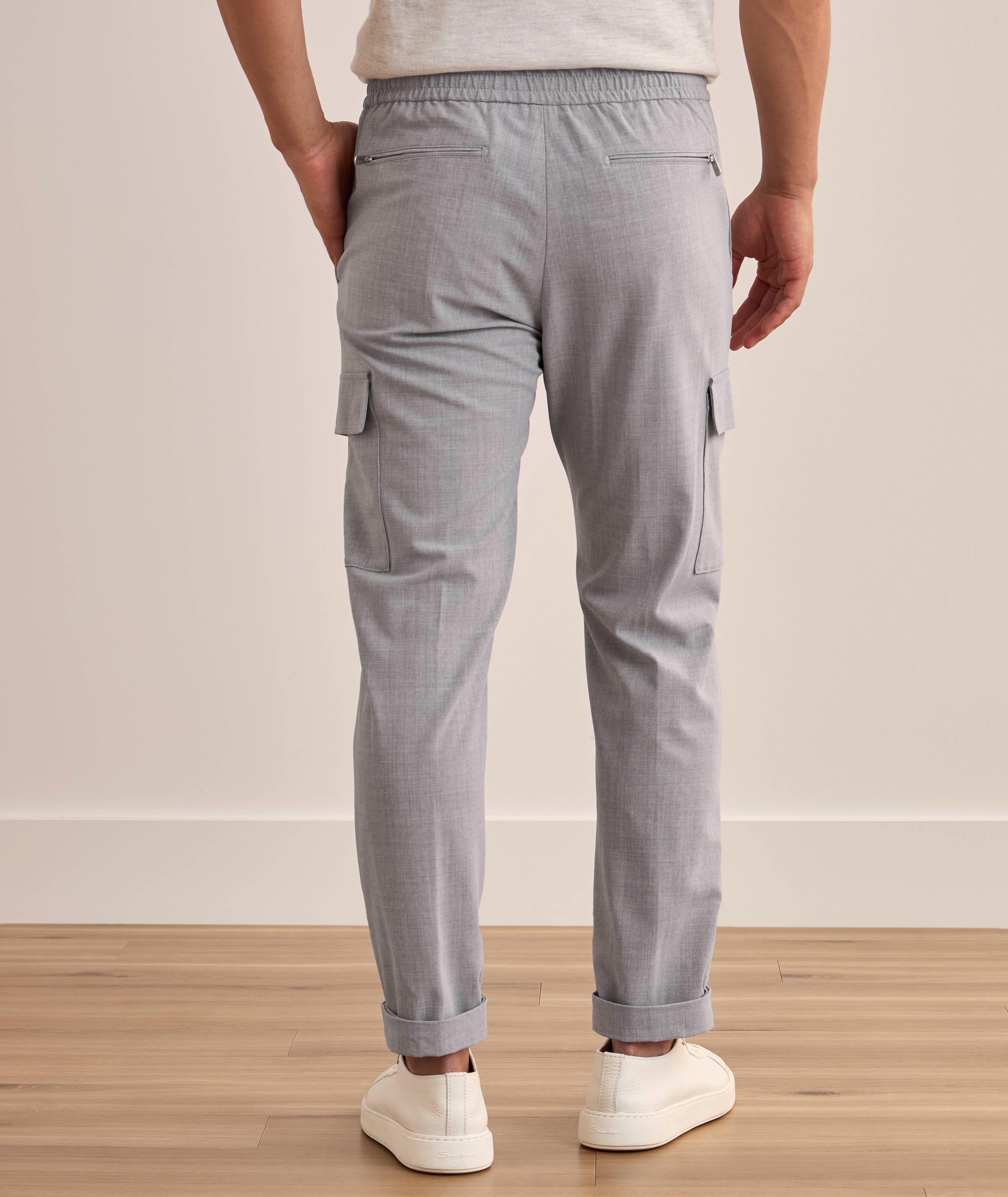 Stretch-Wool Crêpe Cargo Pants image 2
