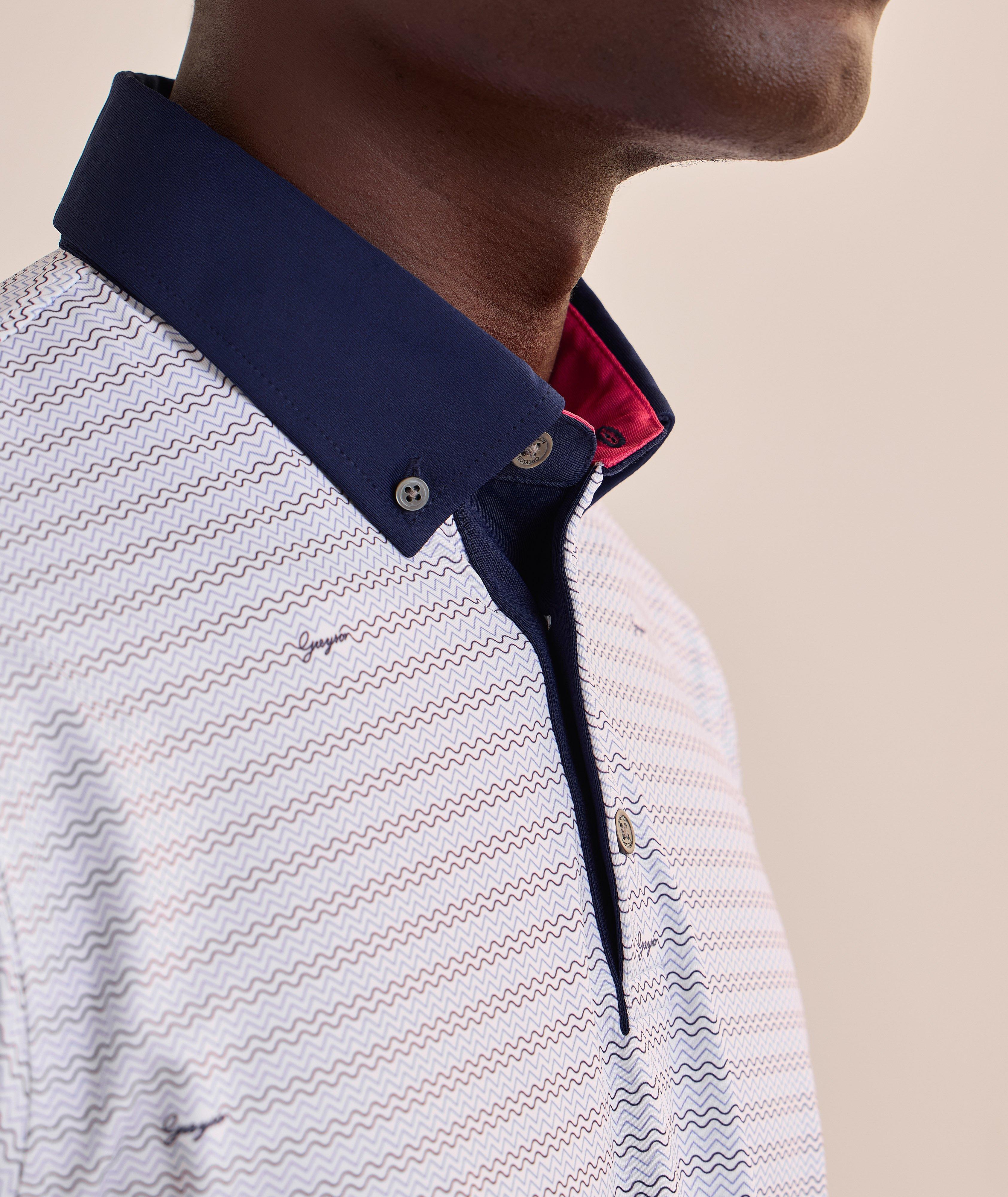 Wavy Stripe Performance Golf Polo image 3