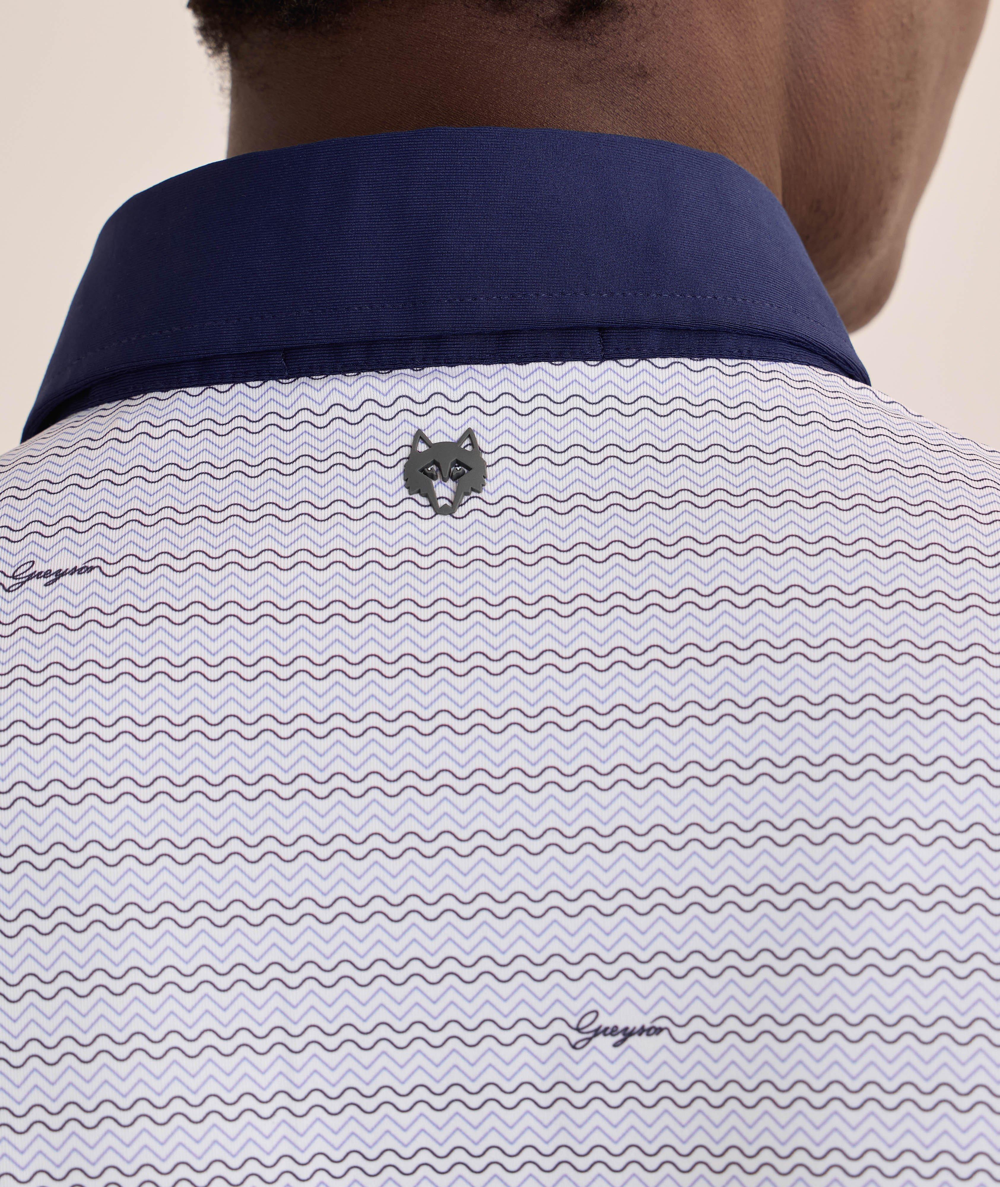 Wavy Stripe Performance Golf Polo image 4