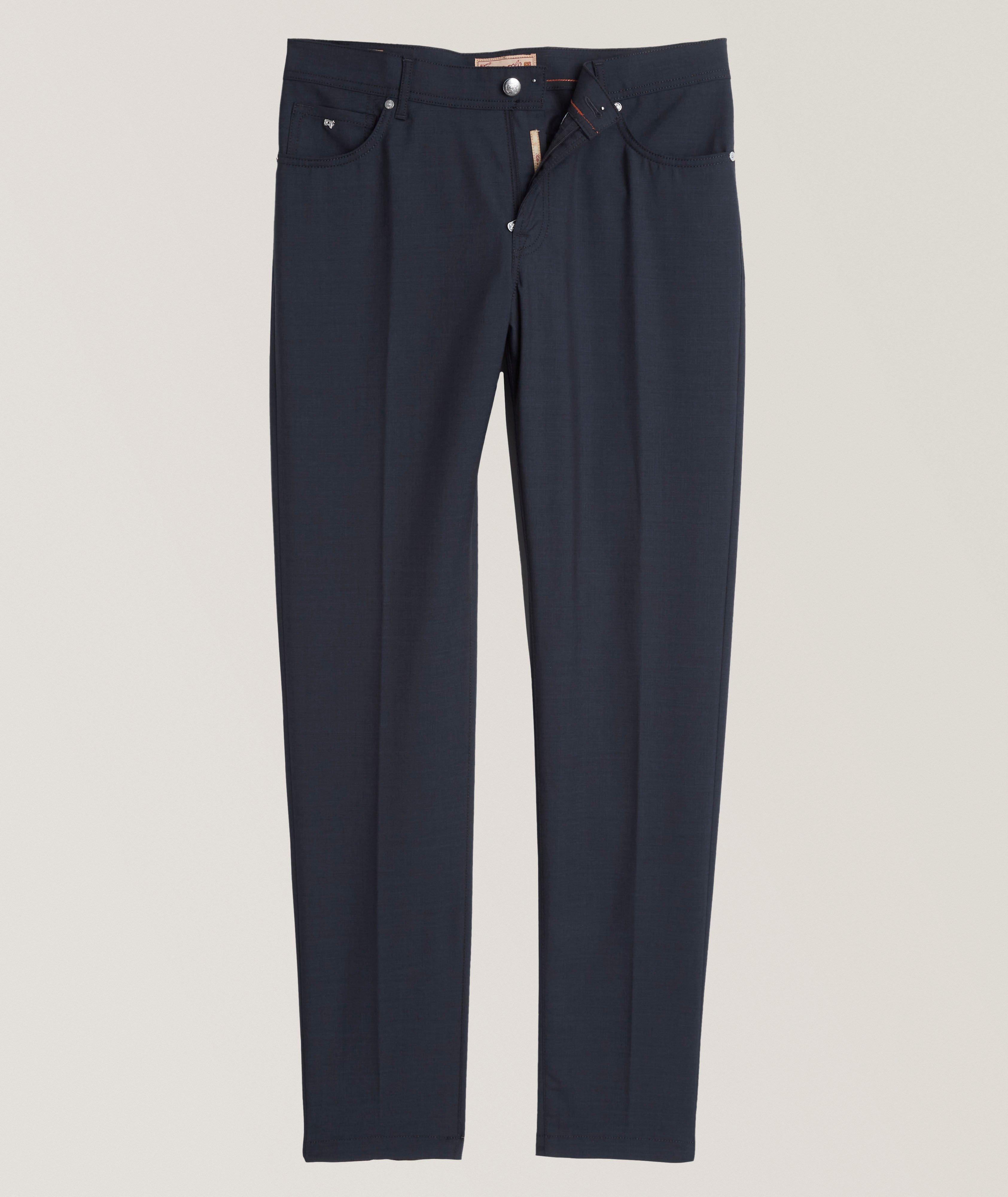 Neranom Stretch-Wool Five-Pocket Pants image 0