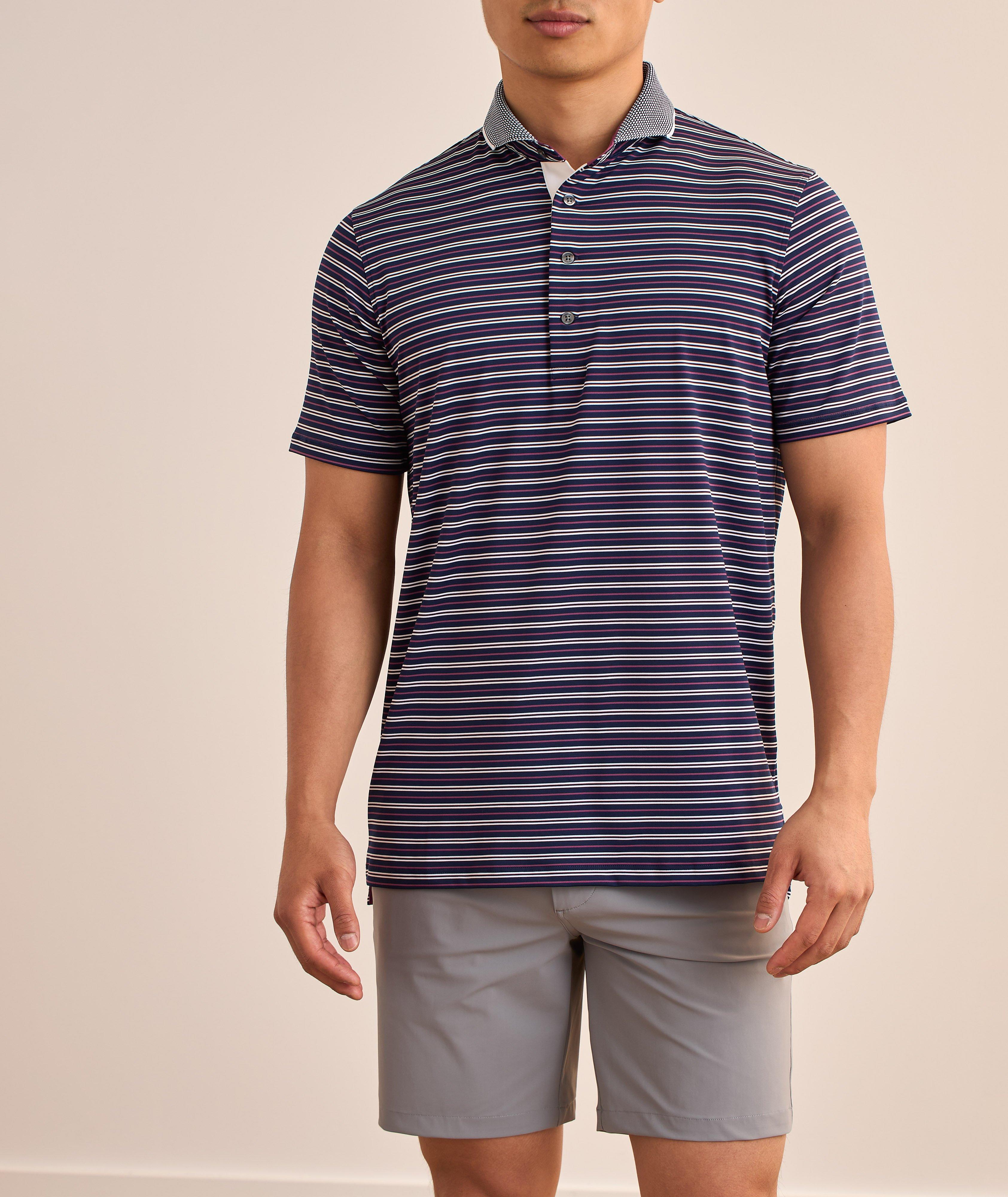 Moab Striped Technical-Stretch Polo image 1