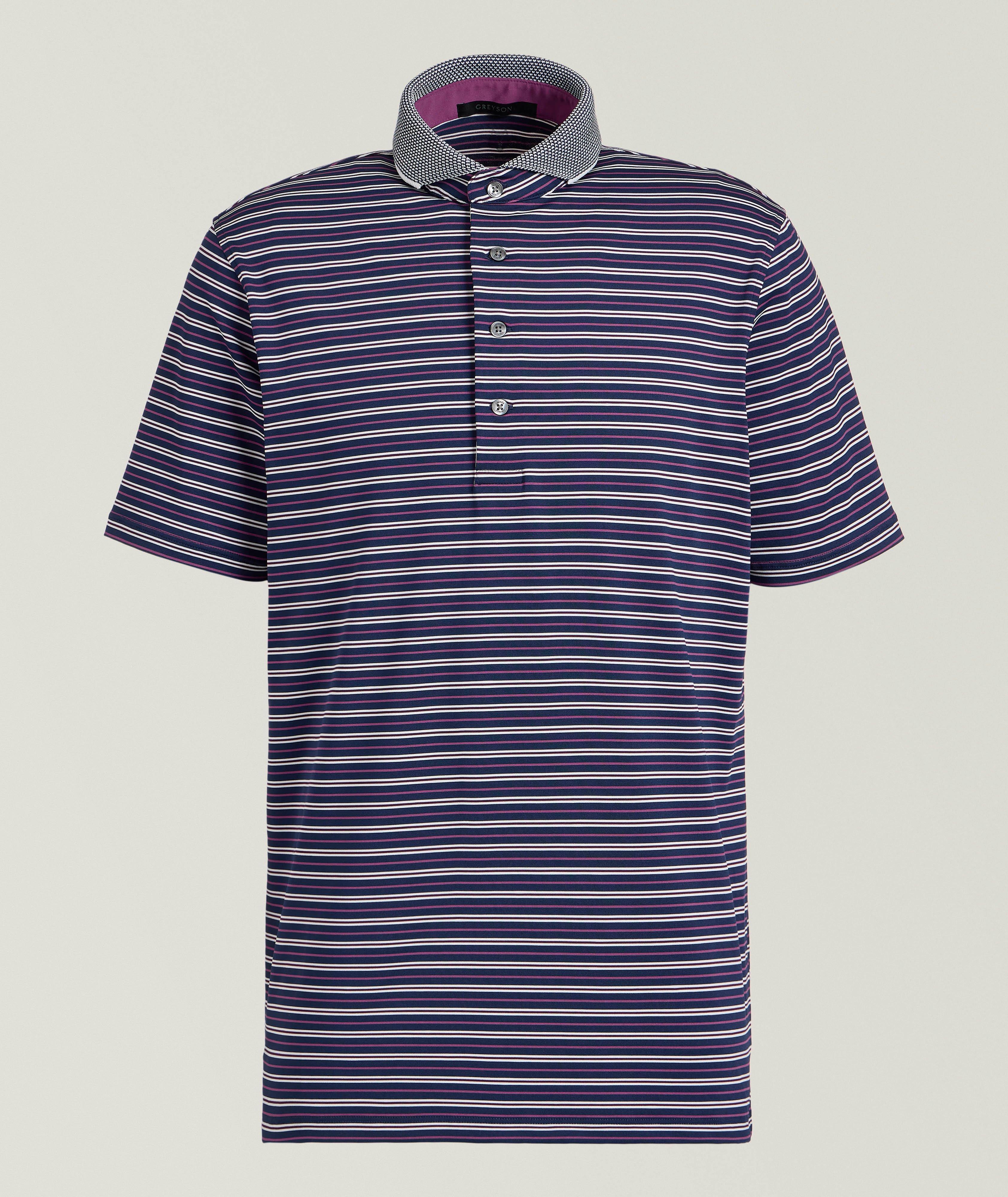 Moab Striped Technical-Stretch Polo image 0