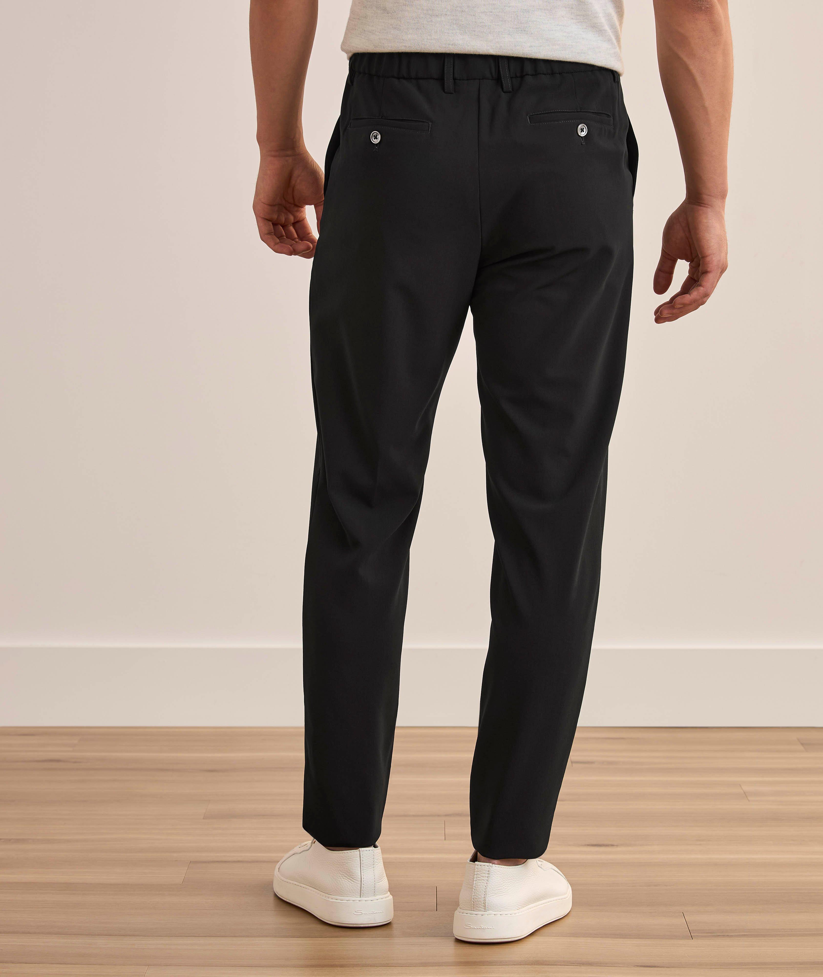 Stretch-Wool Crêpe Tapered Pants image 2