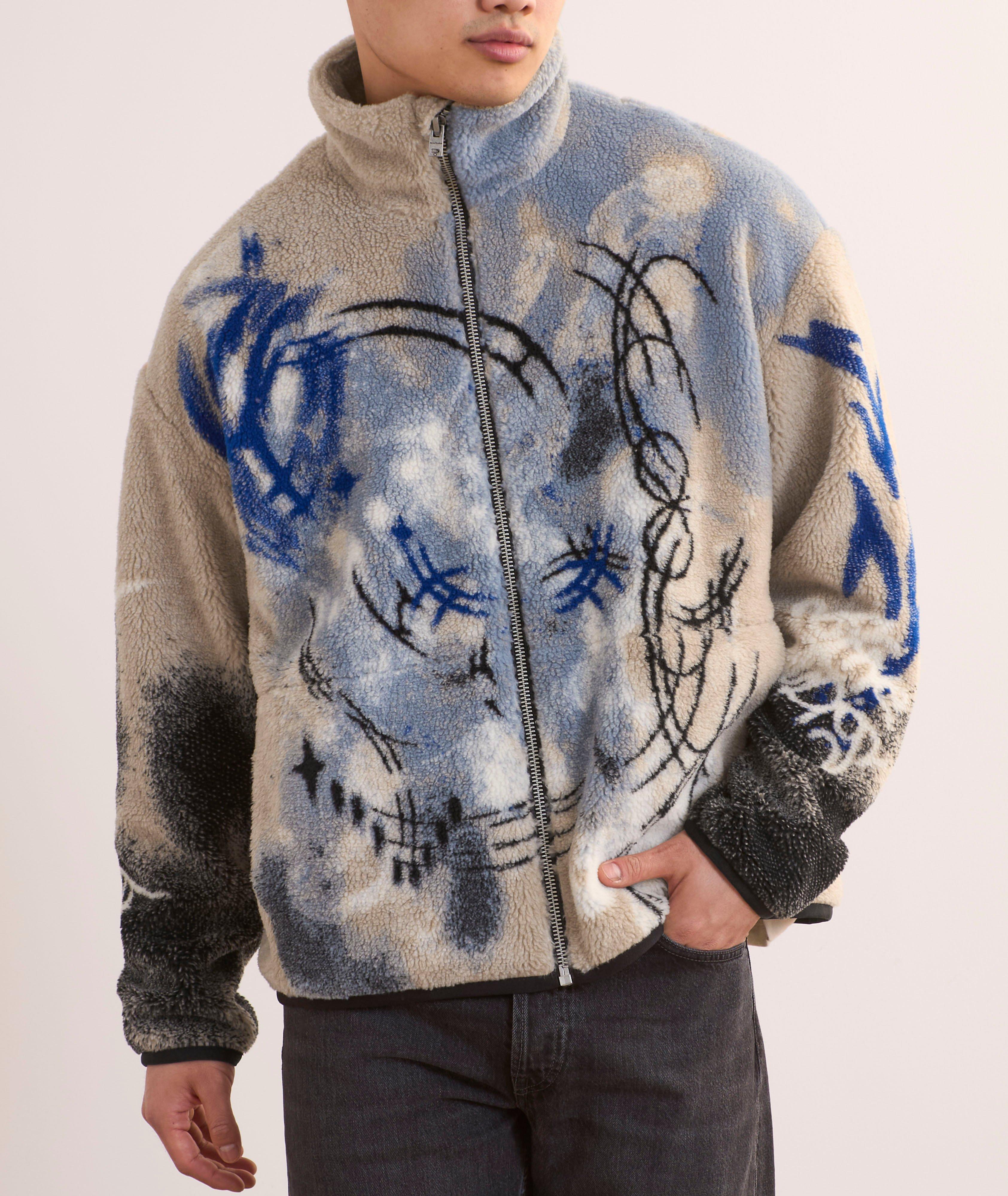 Graffiti Teddy Jacquard Jacket image 1