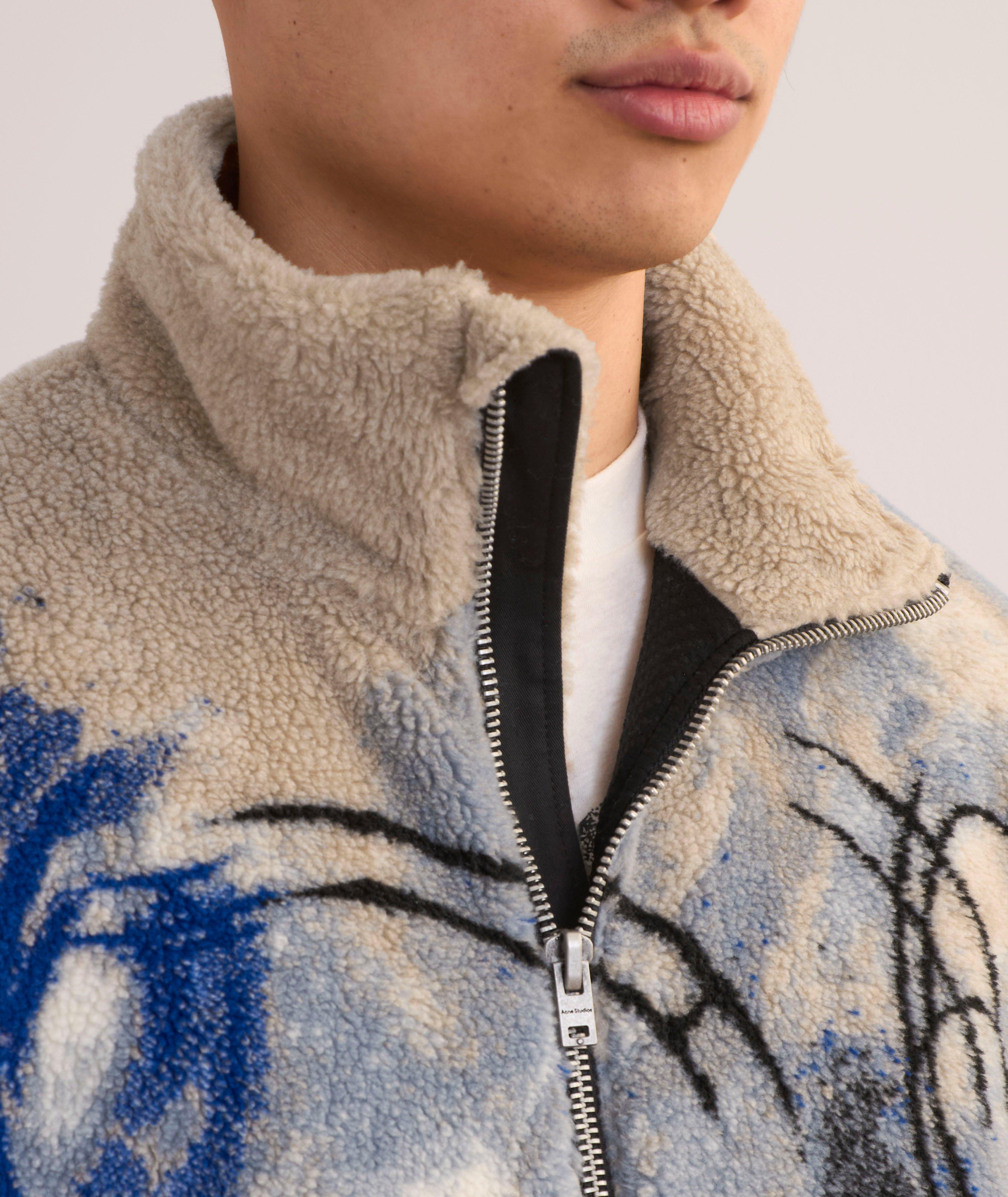 Graffiti Teddy Jacquard Jacket image 3