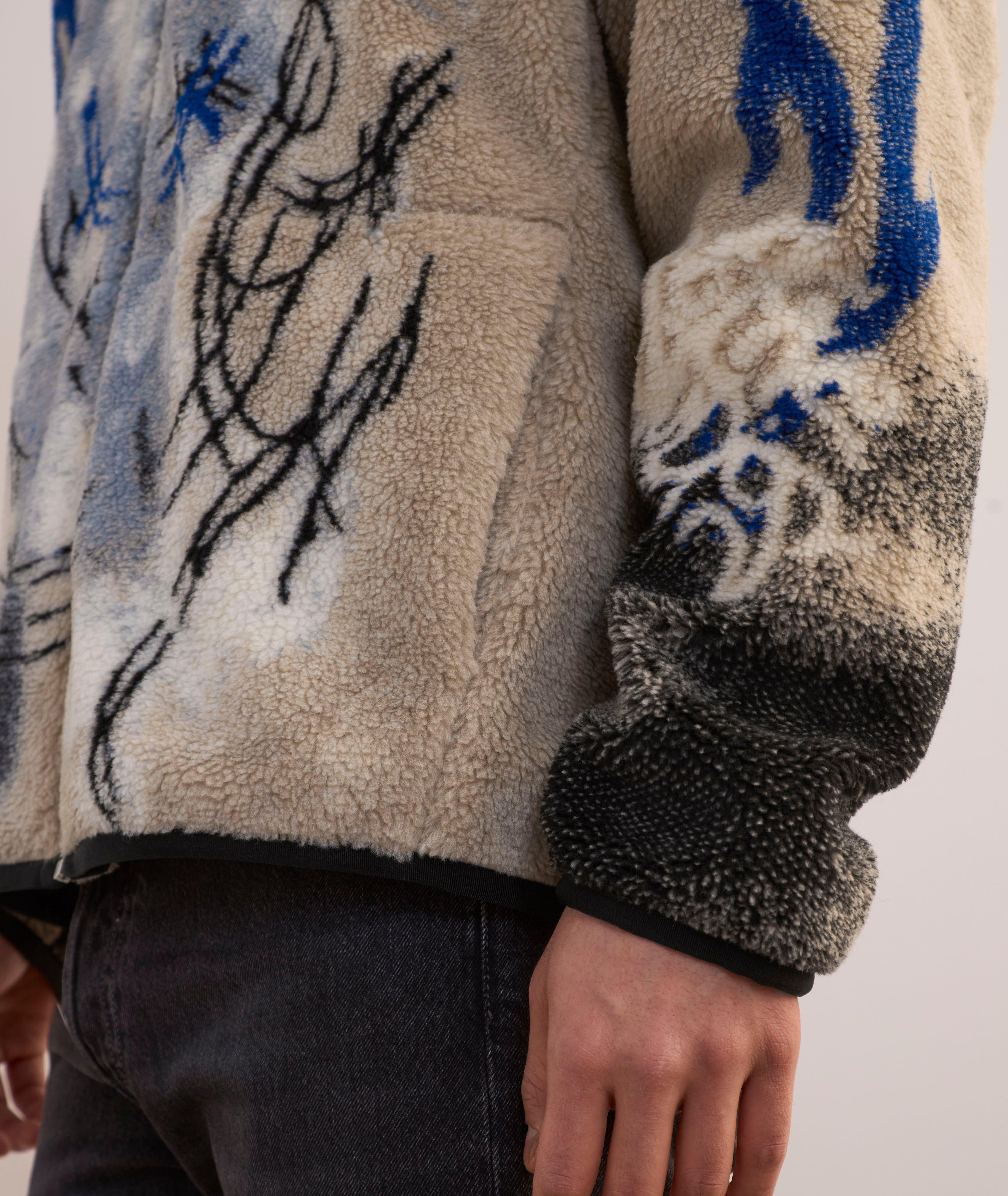 Graffiti Teddy Jacquard Jacket image 4