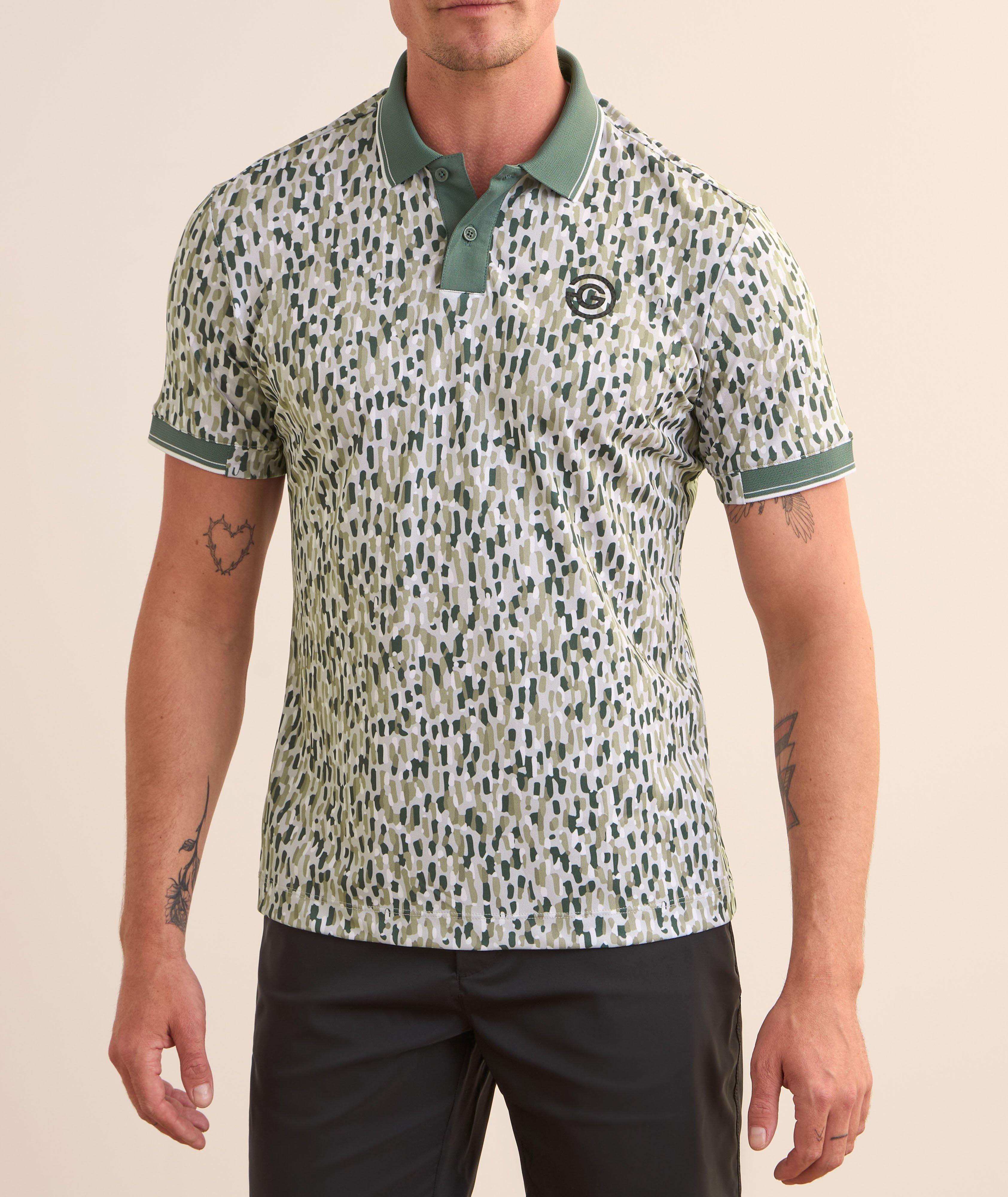 Polo de golf à motif camouflage image 1