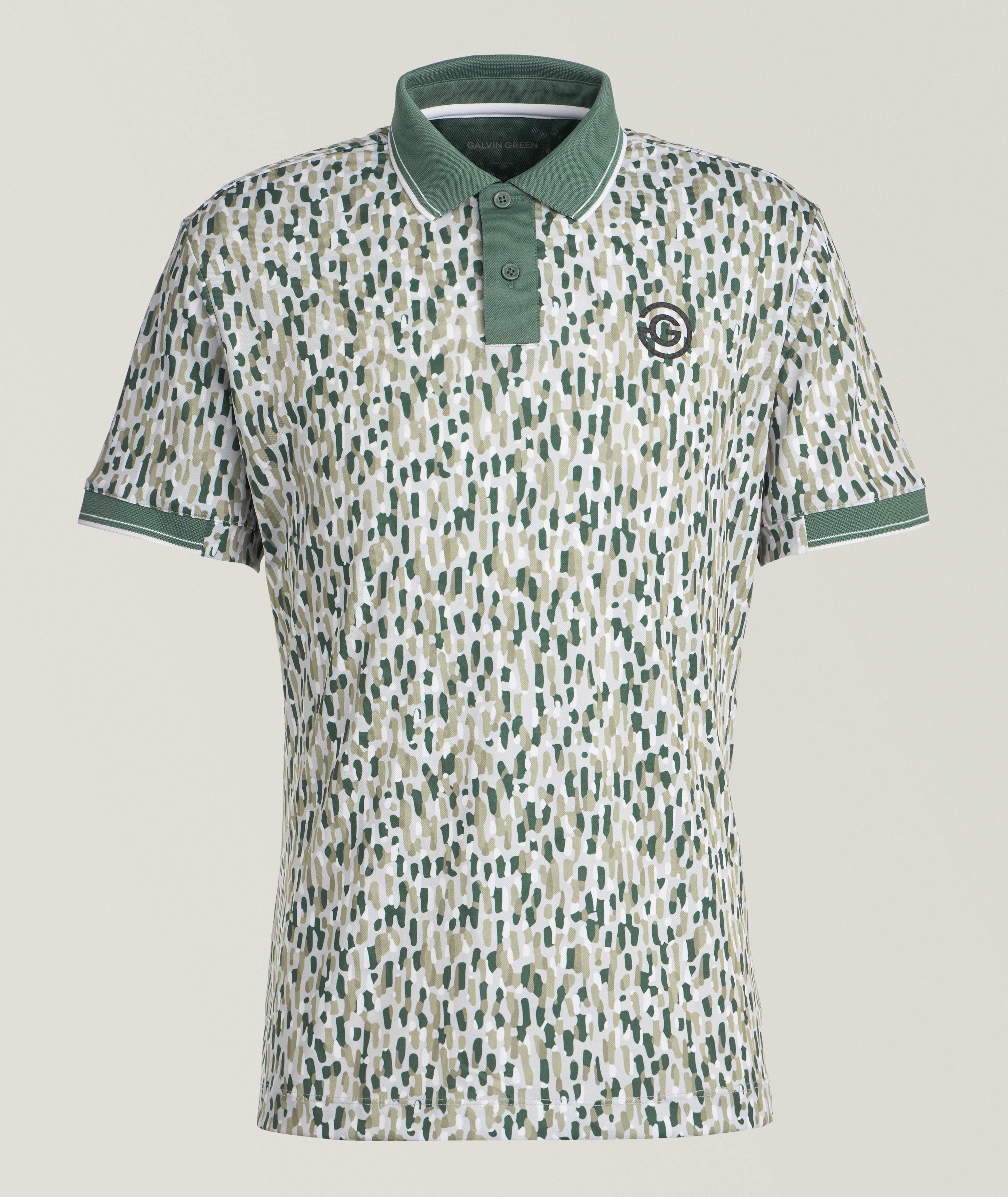 Polo de golf à motif camouflage image 0