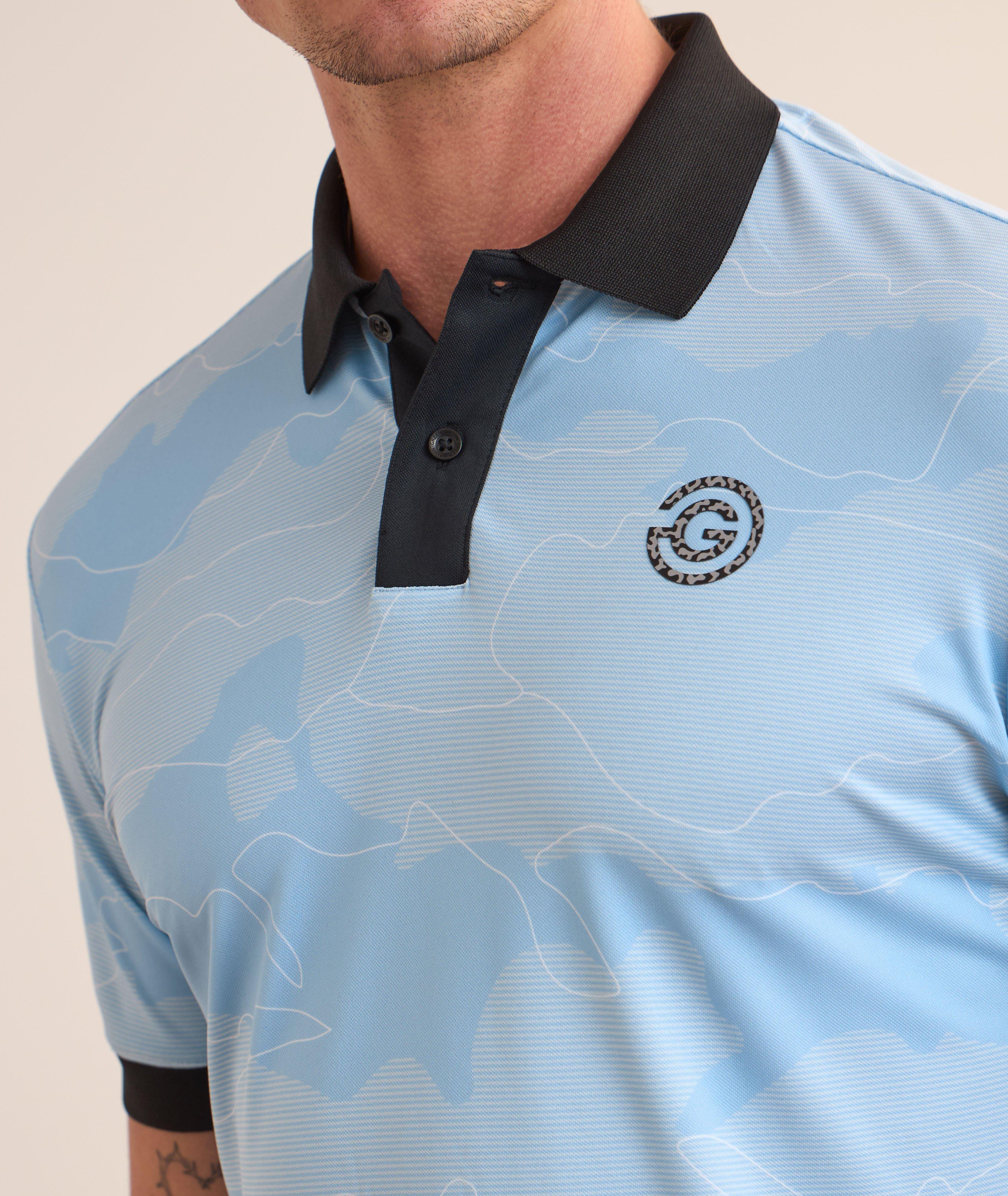 Polo de golf à motif camouflage image 3